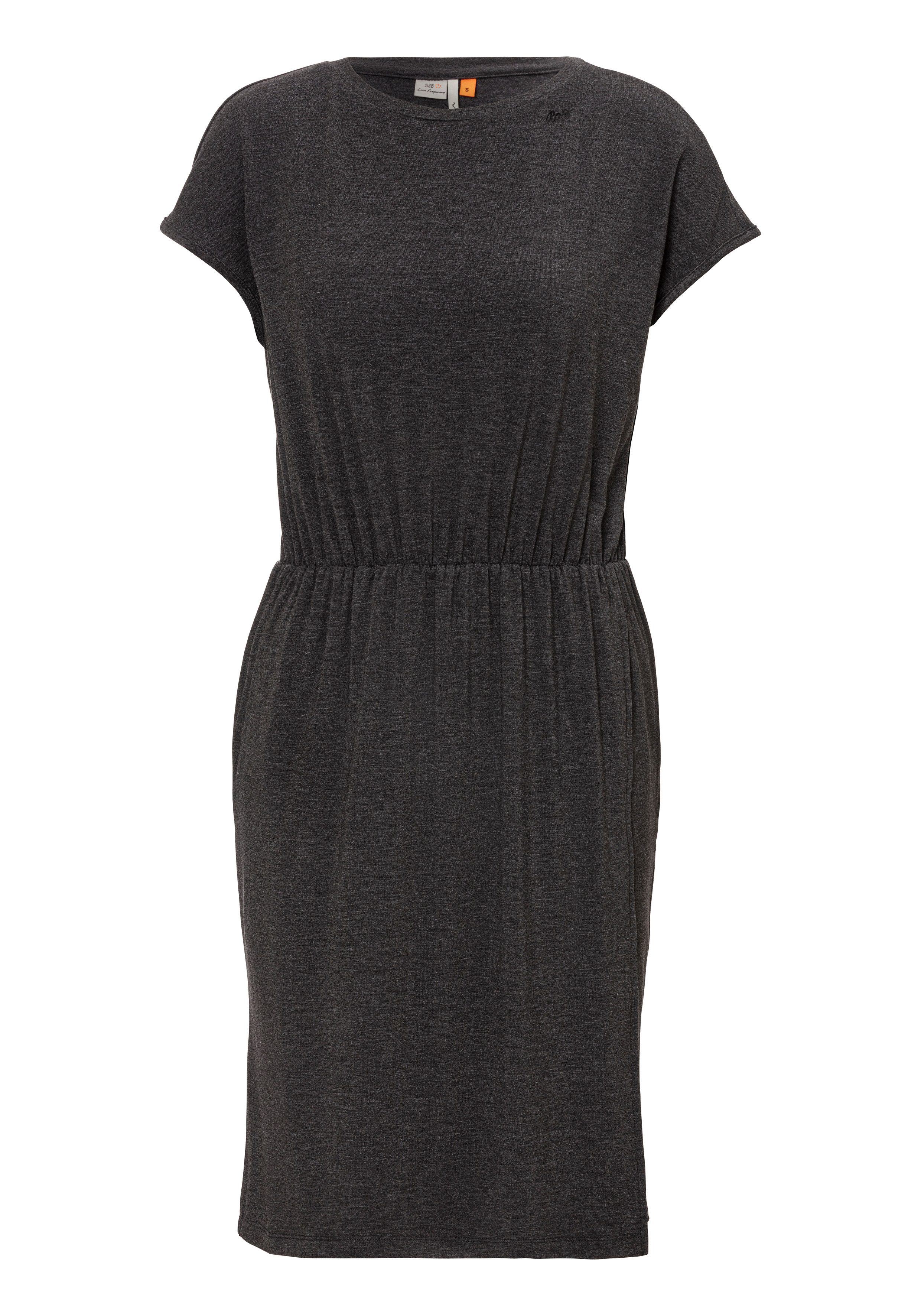 Ragwear Zomerjurk COPR comfortabele elastische taille en rok met wikkelingseffect