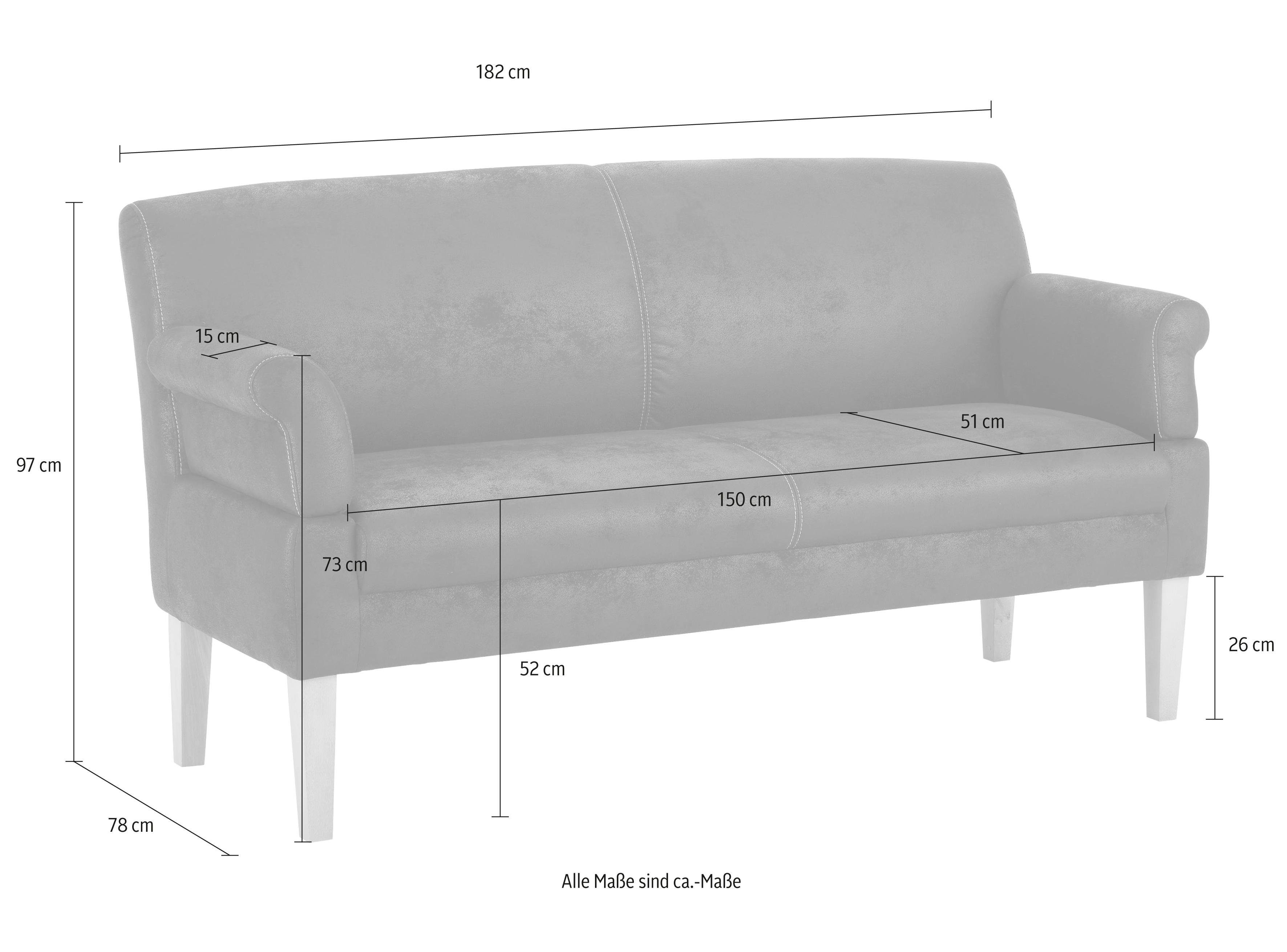 Home affaire Eetbank Malmö 3 stoelen voor eettafels