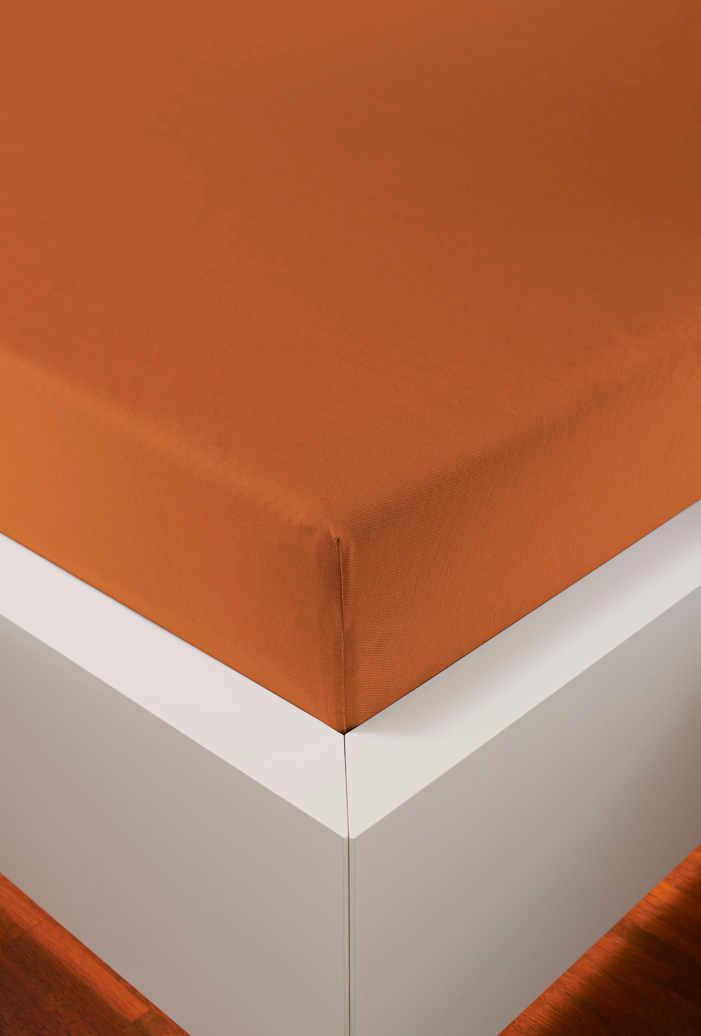 bellana Hoeslaken Mako-jersey exclusief in mt. 90x200, 140x200 of 180x200 cm van katoen, voor matrassen tot 25 cm hoogte, laken, hoeslaken (1 stuk)