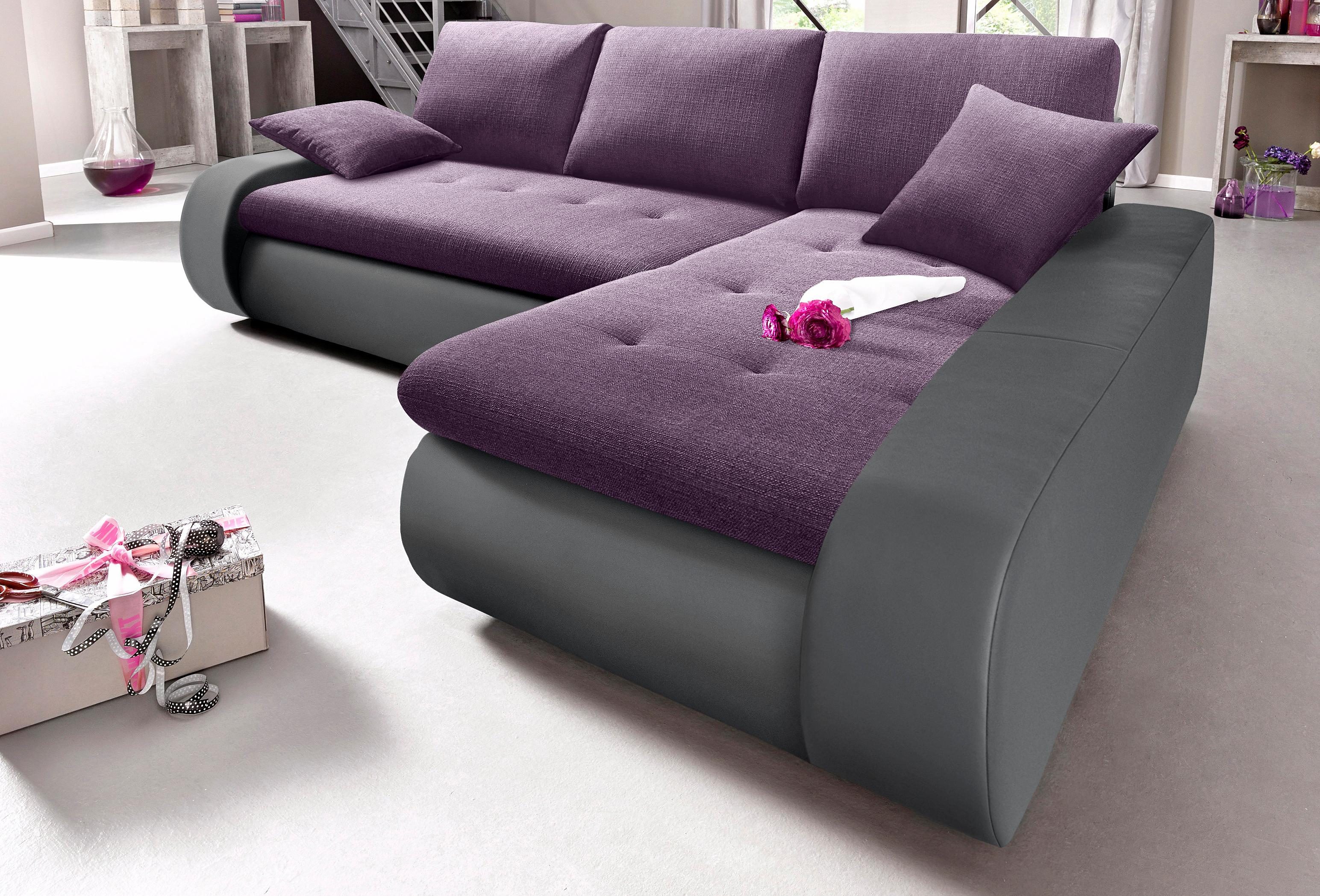 TRENDMANUFAKTUR Hoekbank Indie, modern en comfortabel, materiaalmix, OTTO's keuze, L-vorm