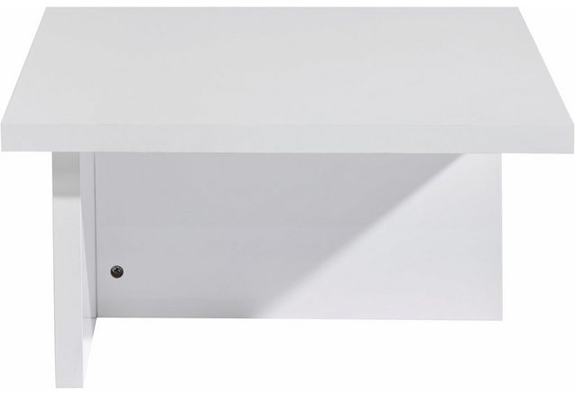 Salontafel, hoogglans-wit gelakt Salontafel, hoogglans-wit gelakt