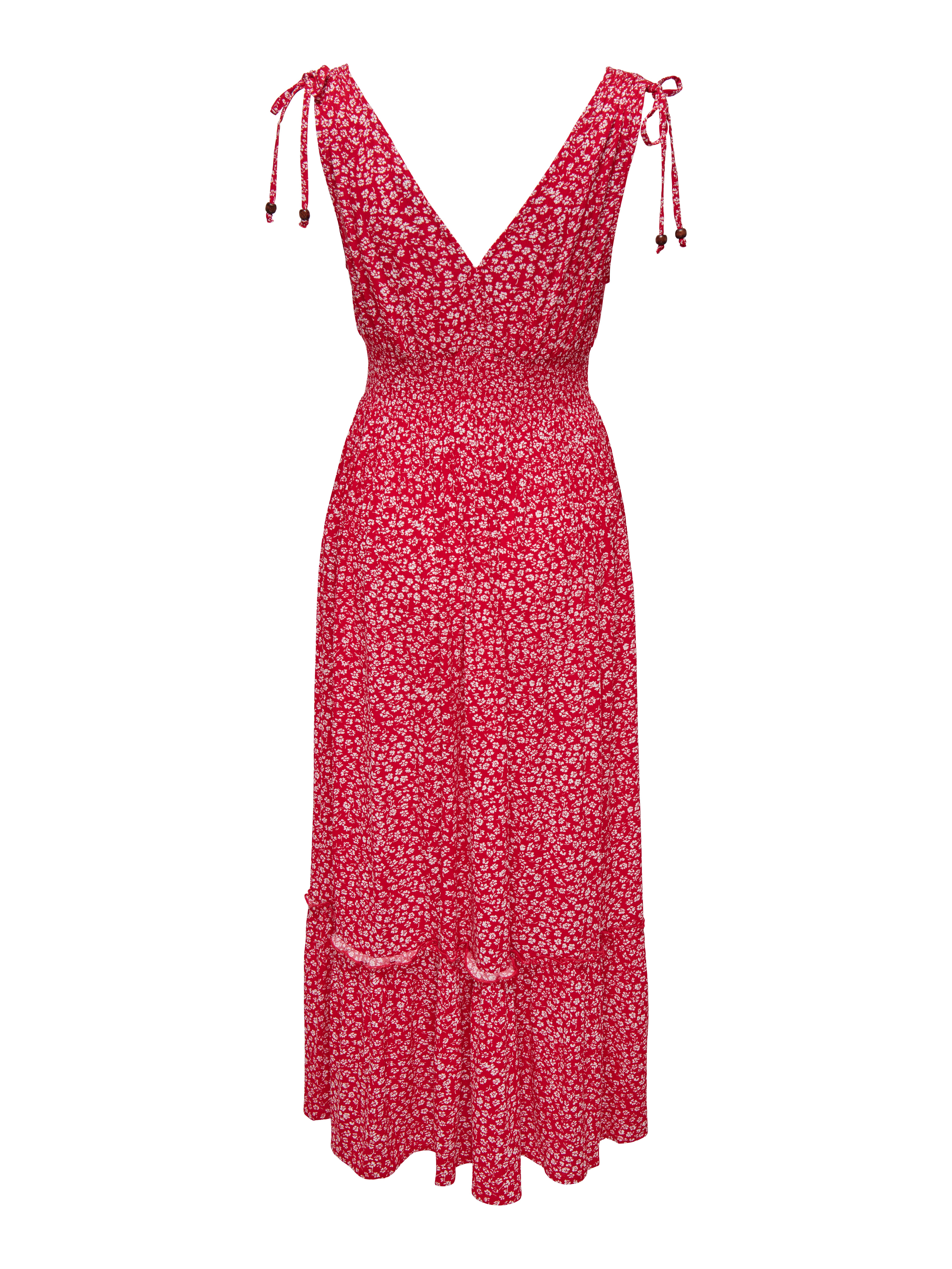 Only Maxi-jurk ONLFERNANDA LIFE S/L LONG DRESS WVN