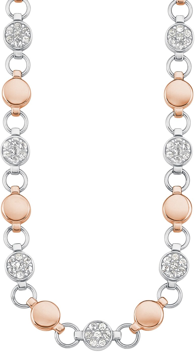 s.Oliver Collier 9239436 met kristalsteen dames kettingen zilver(kleur)