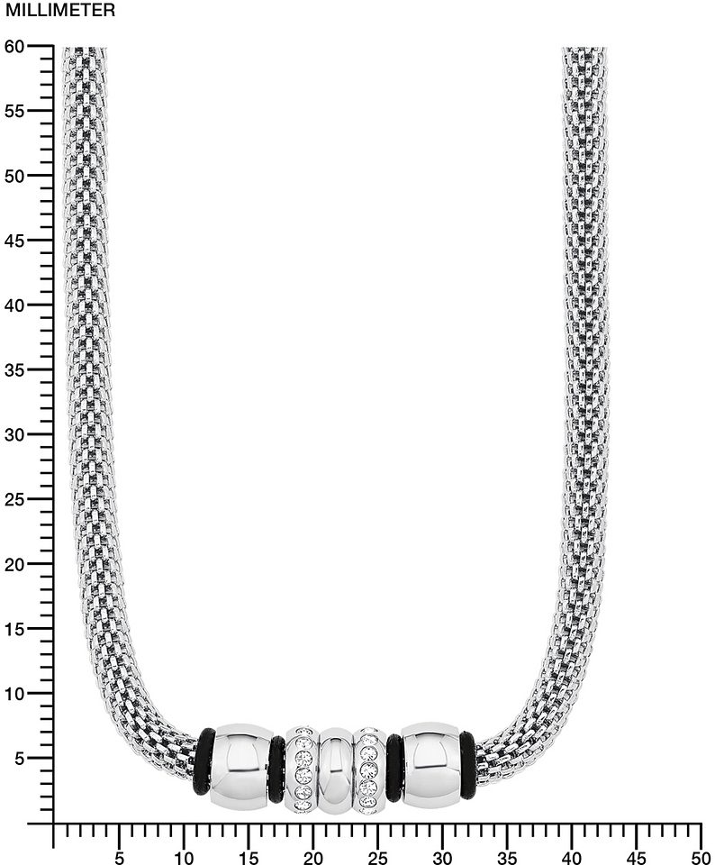 s.Oliver Ketting zonder hanger 9240128 met kristalsteen