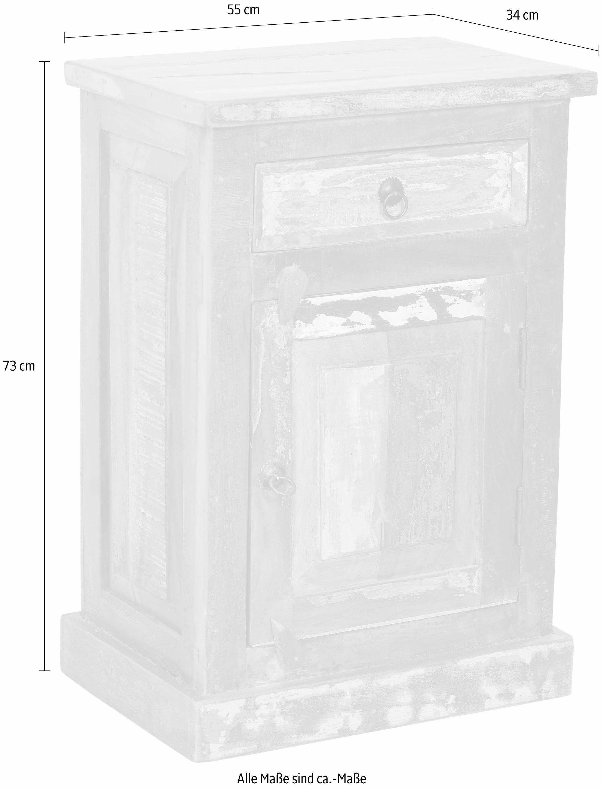 SIT Kast Riverboat van gerecycled gebruikt hout, shabby chic, vintage