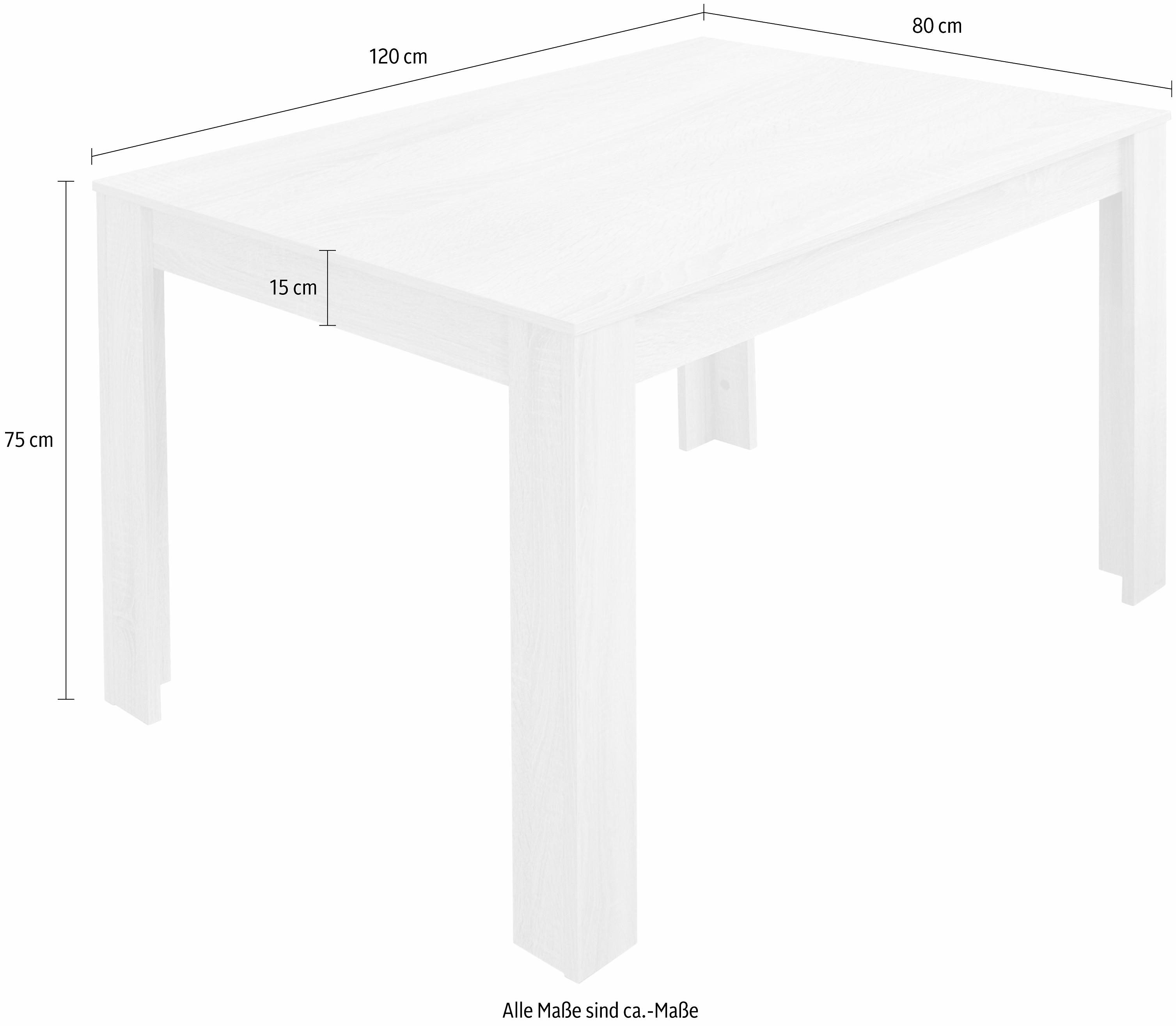 Mäusbacher Eettafel TOPSELLER! in verschillende uitvoeringen, geschikt voor kleine ruimtes