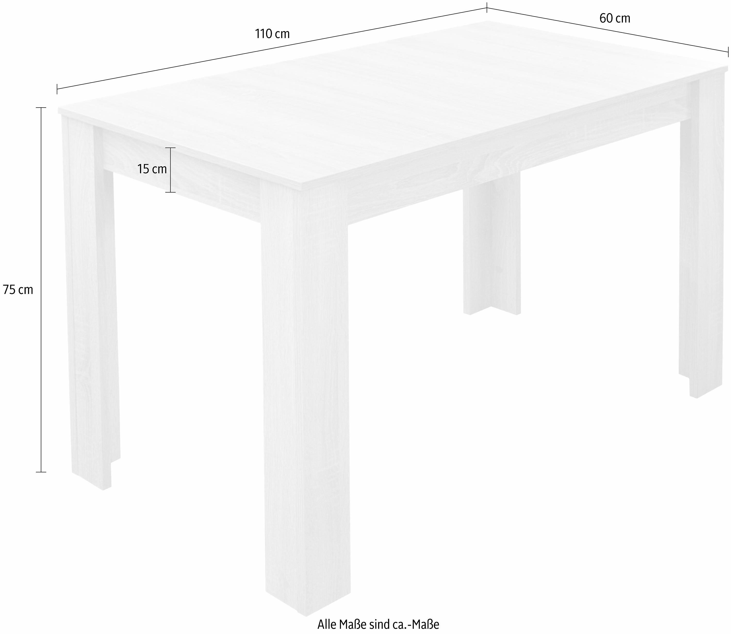 Mäusbacher Eettafel TOPSELLER! in verschillende uitvoeringen, geschikt voor kleine ruimtes