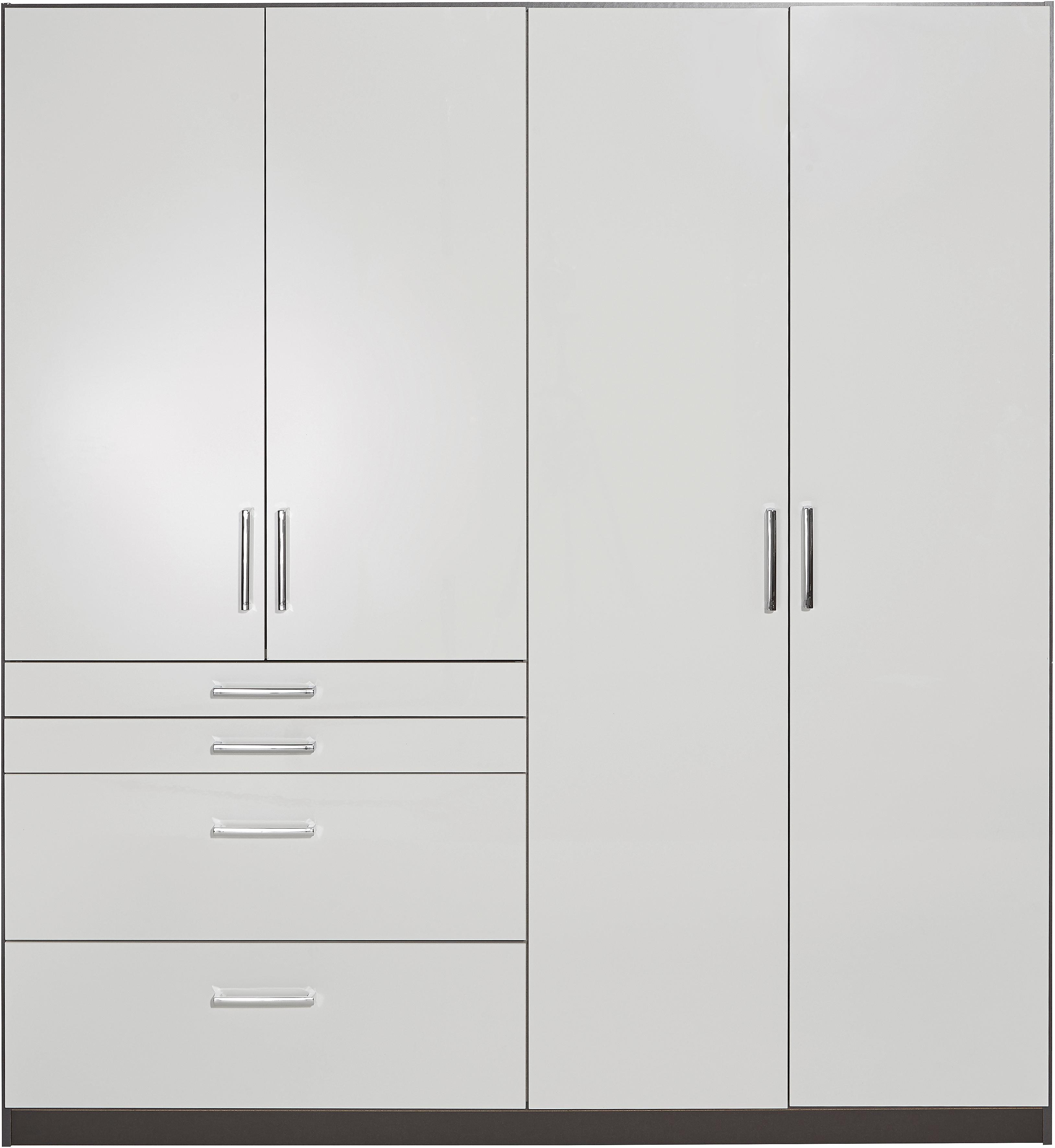 rauch Draaideurkast Kledingkast kast garderobe garderobekast topseller HOMBURG met veel opbergruimte, bovenste lade met indeling made in germany