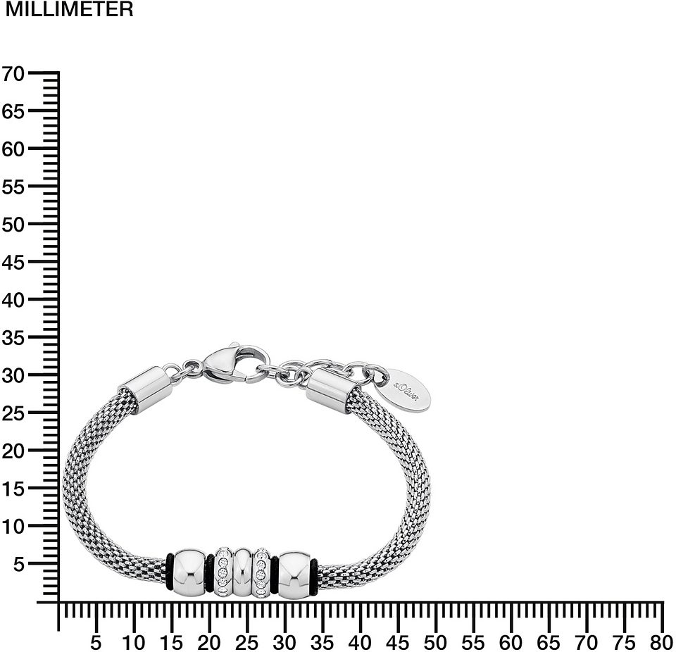 s.Oliver Armband 9240135 met kristal