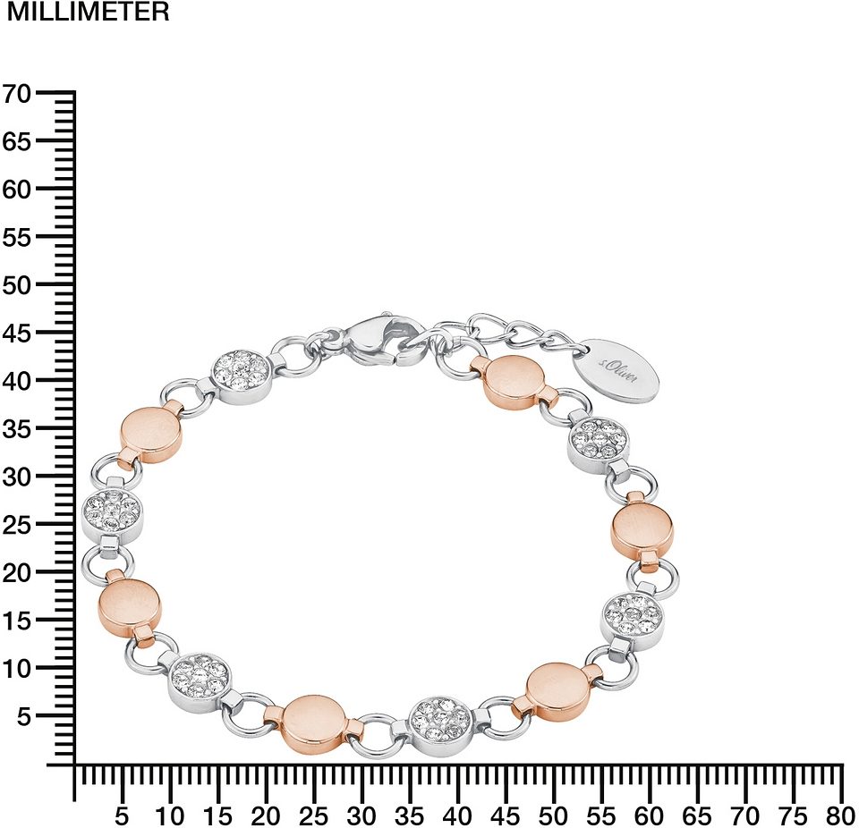 s.Oliver Armband 9239443 met kristal
