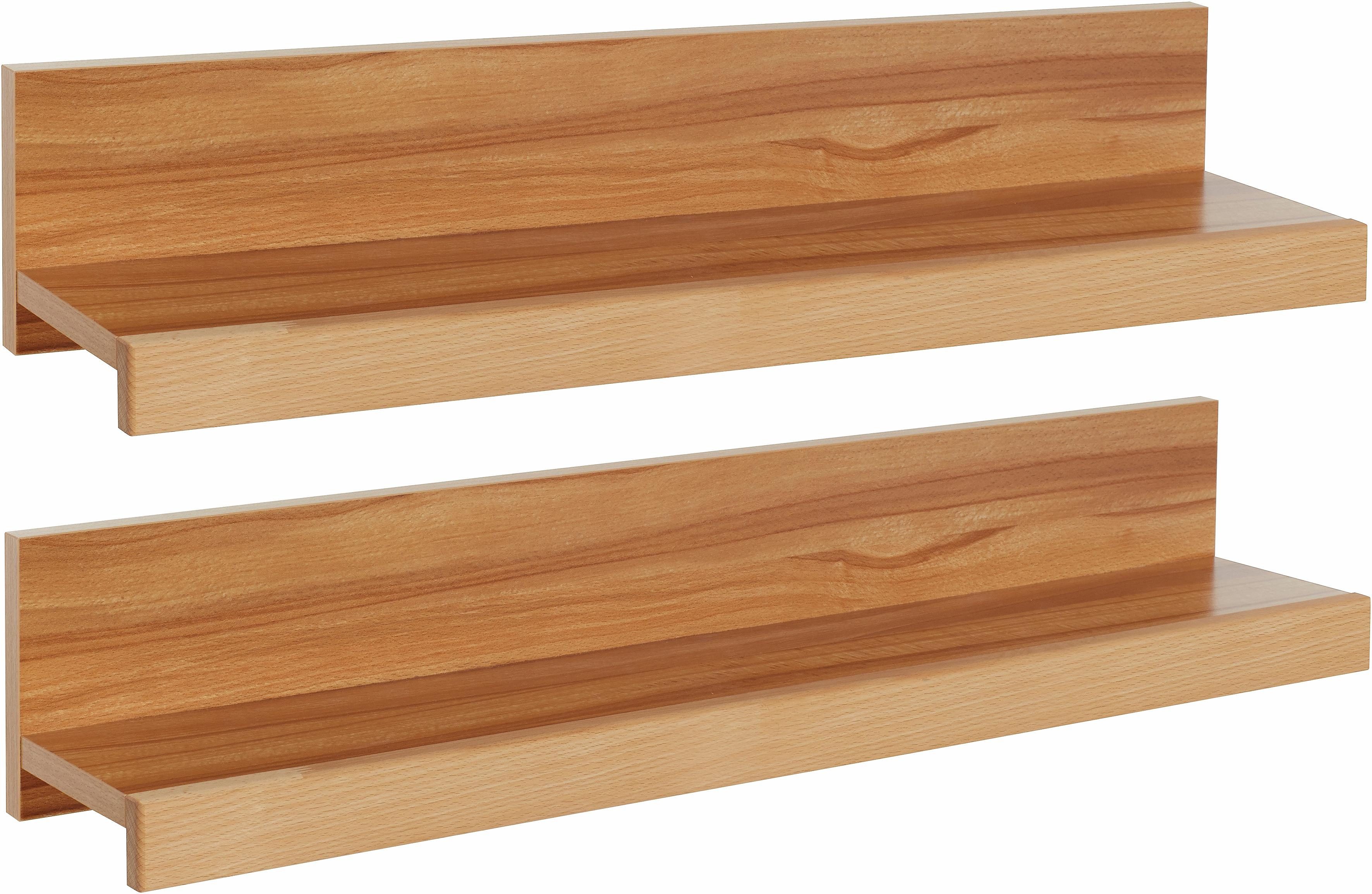 Home affaire Wandplank Logo, gedeeltelijk massief, breedte: elk 90 cm (set, 2 stuks)
