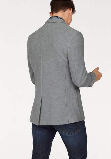 BRUNO BANANI Jersey-colbert in wafel-look BRUNO BANANI Jersey-colbert in wafel-look