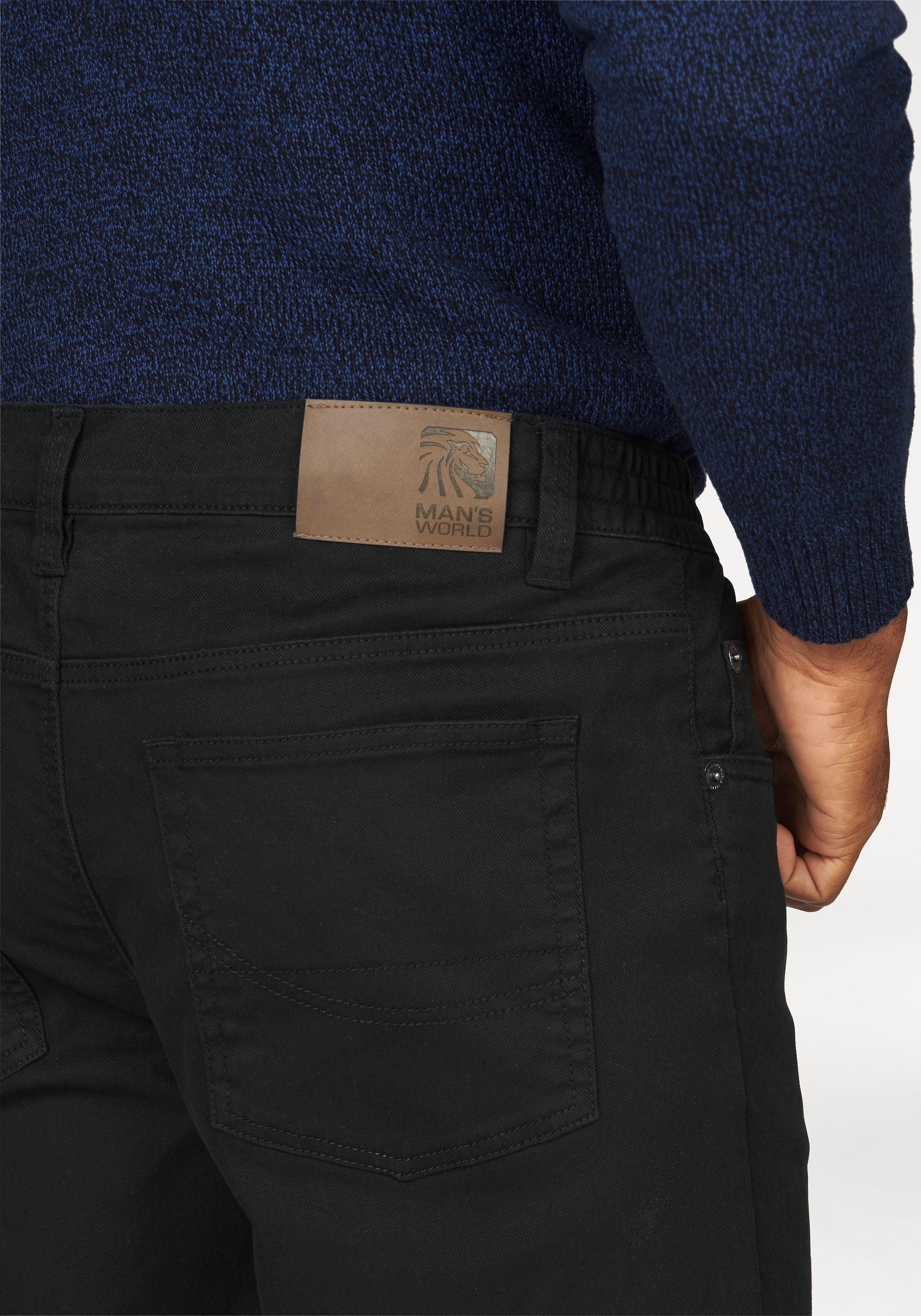 Man's World Broek met elastische band Stretch - comfortabel met elastiek opzij