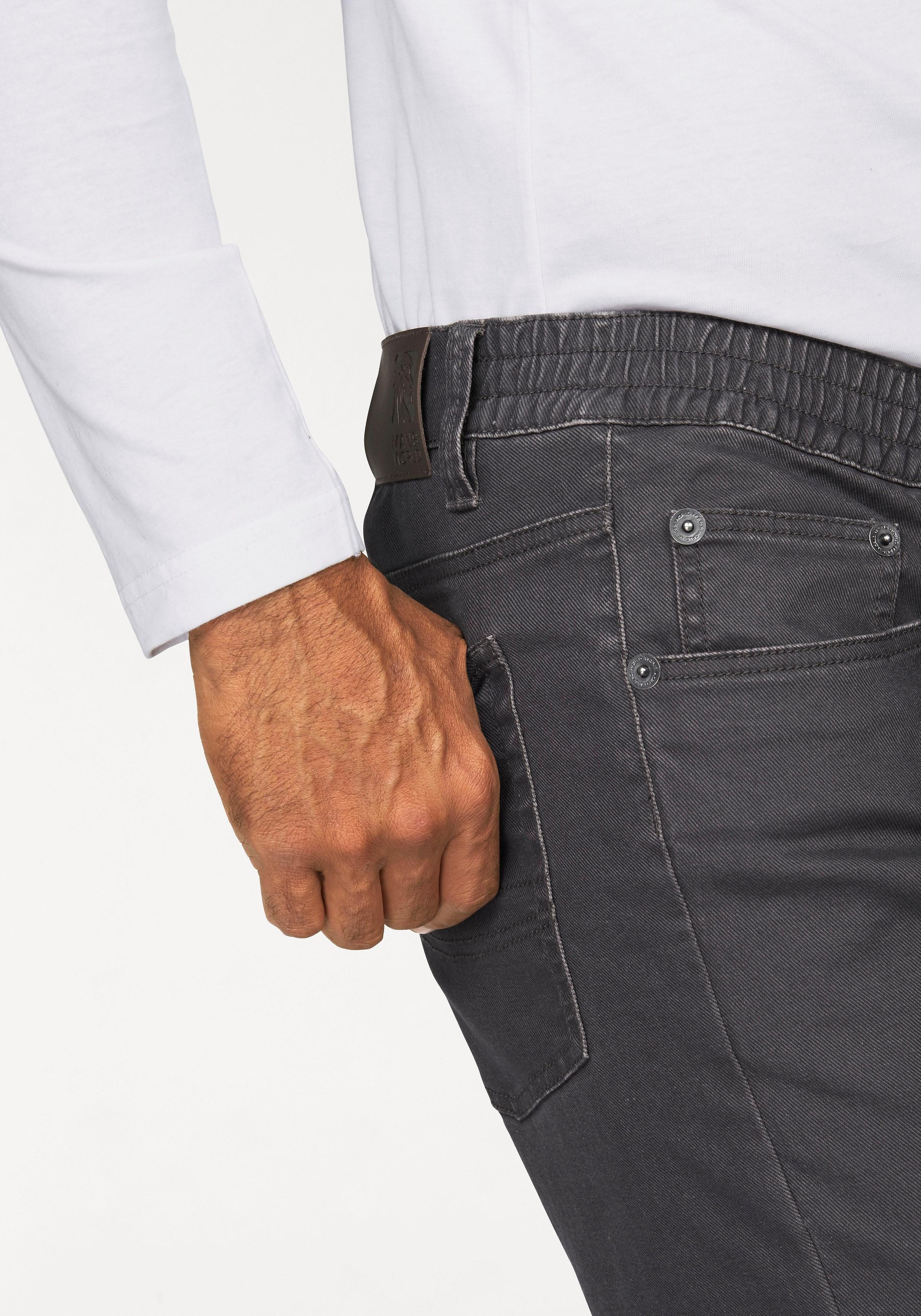 Man's World Broek met elastische band Stretch - comfortabel met elastiek opzij
