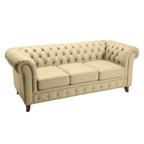 woonkamer leren bankstel beige heine meubelen 9