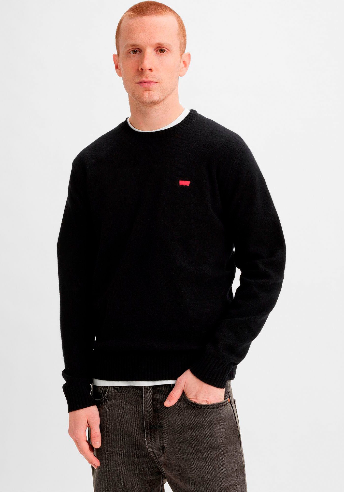 Levi's® Wollen trui ORIGINAL HM SWEATER in klassieke ronde halsvorm