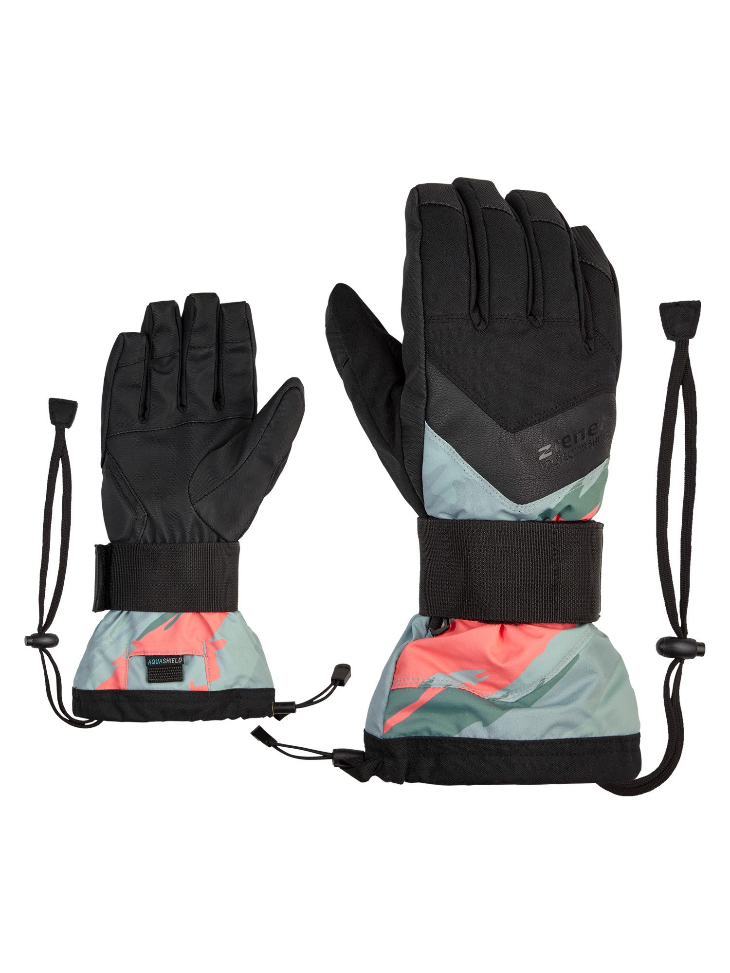Ziener Snowboardhandschoenen MILAN AS heren heren maat 8 grijs