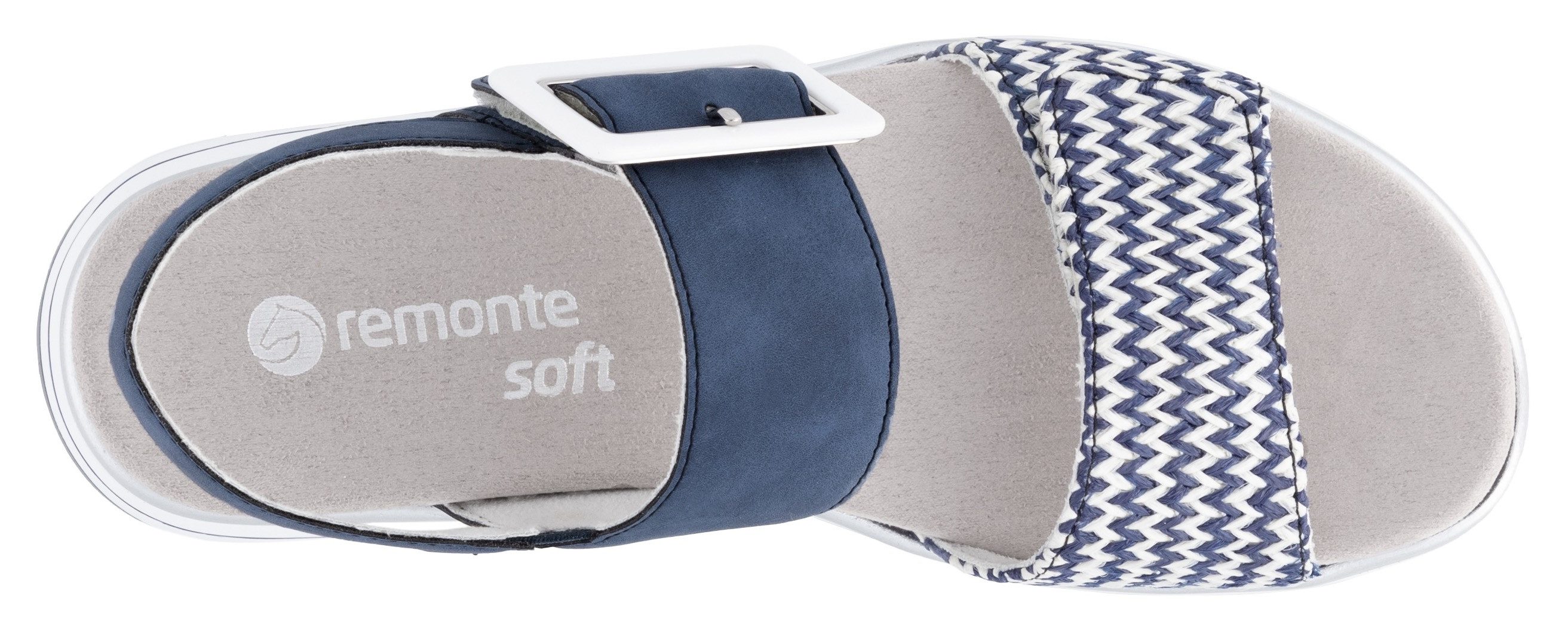 Remonte Sleehaksandaaltjes ELLE-Collection , zomerschoen, sandalen, comfortschoen met praktische klittenbandsluitingen