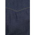 arizona jeans blouse met drukknopen in parelmoer-look blauw