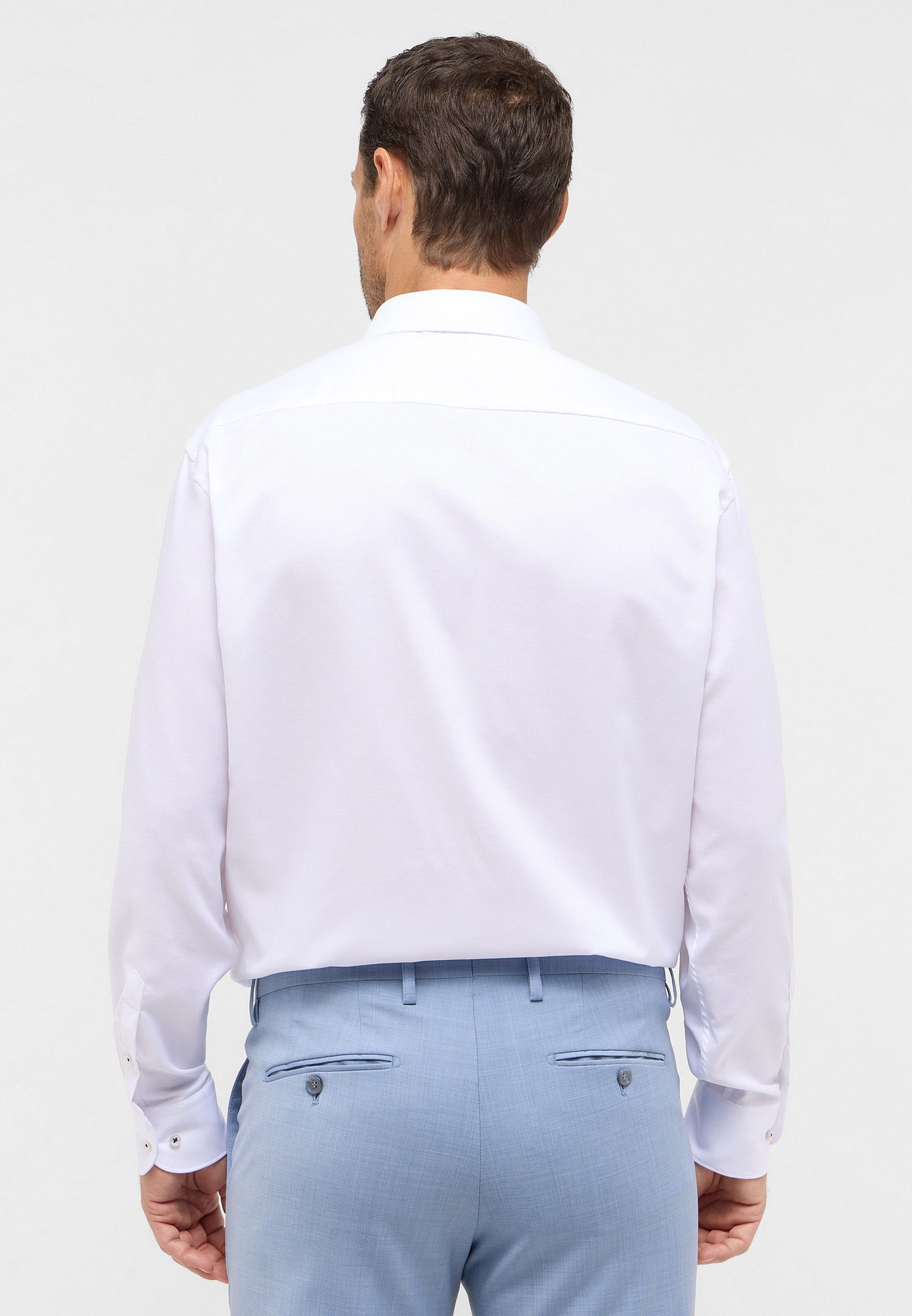 Eterna Overhemd met lange mouwen Comfort fit NON IRON (strijkvrij)