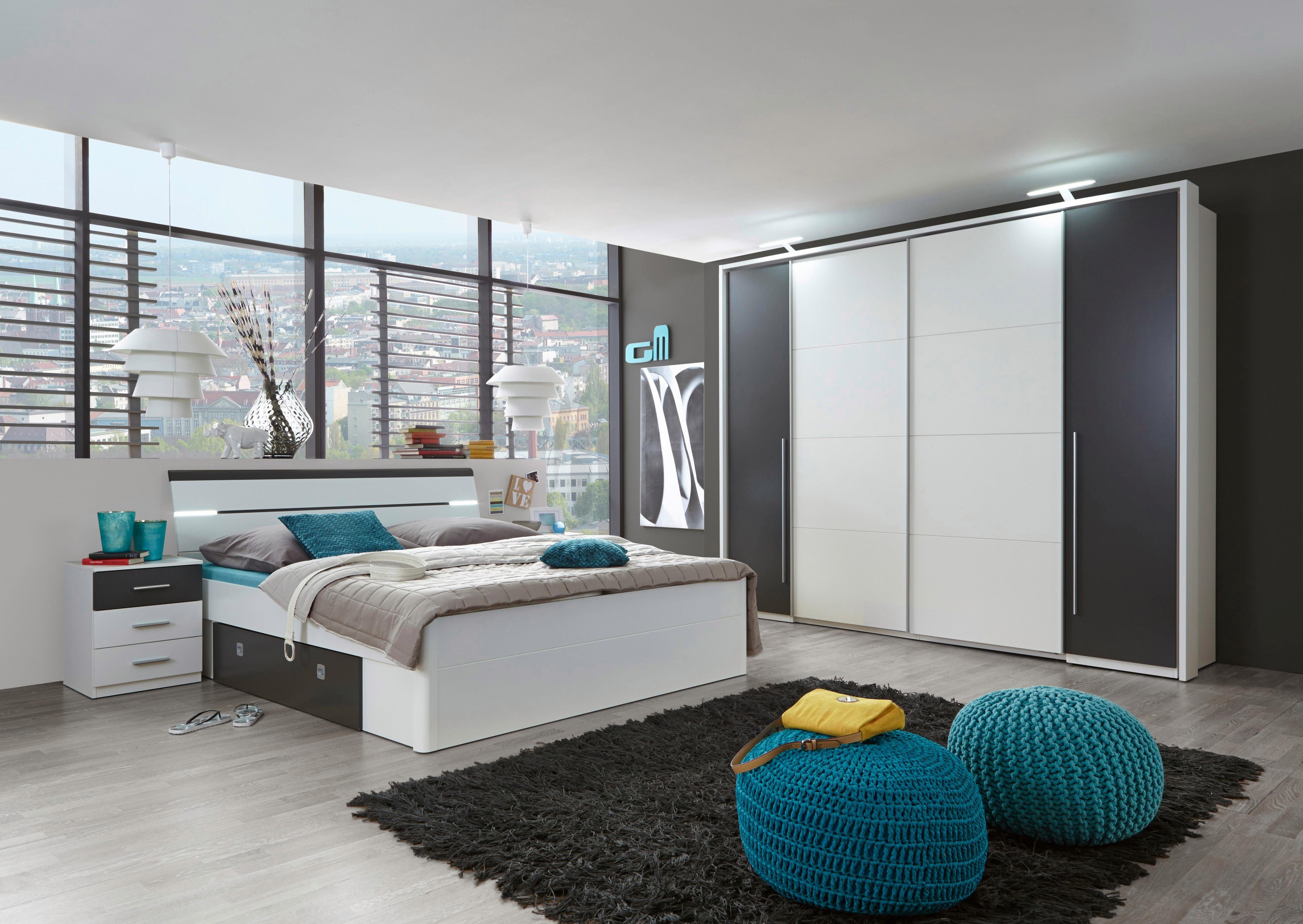 Schlafkontor Bed incl. 2 nachtkastjes en 2 lades