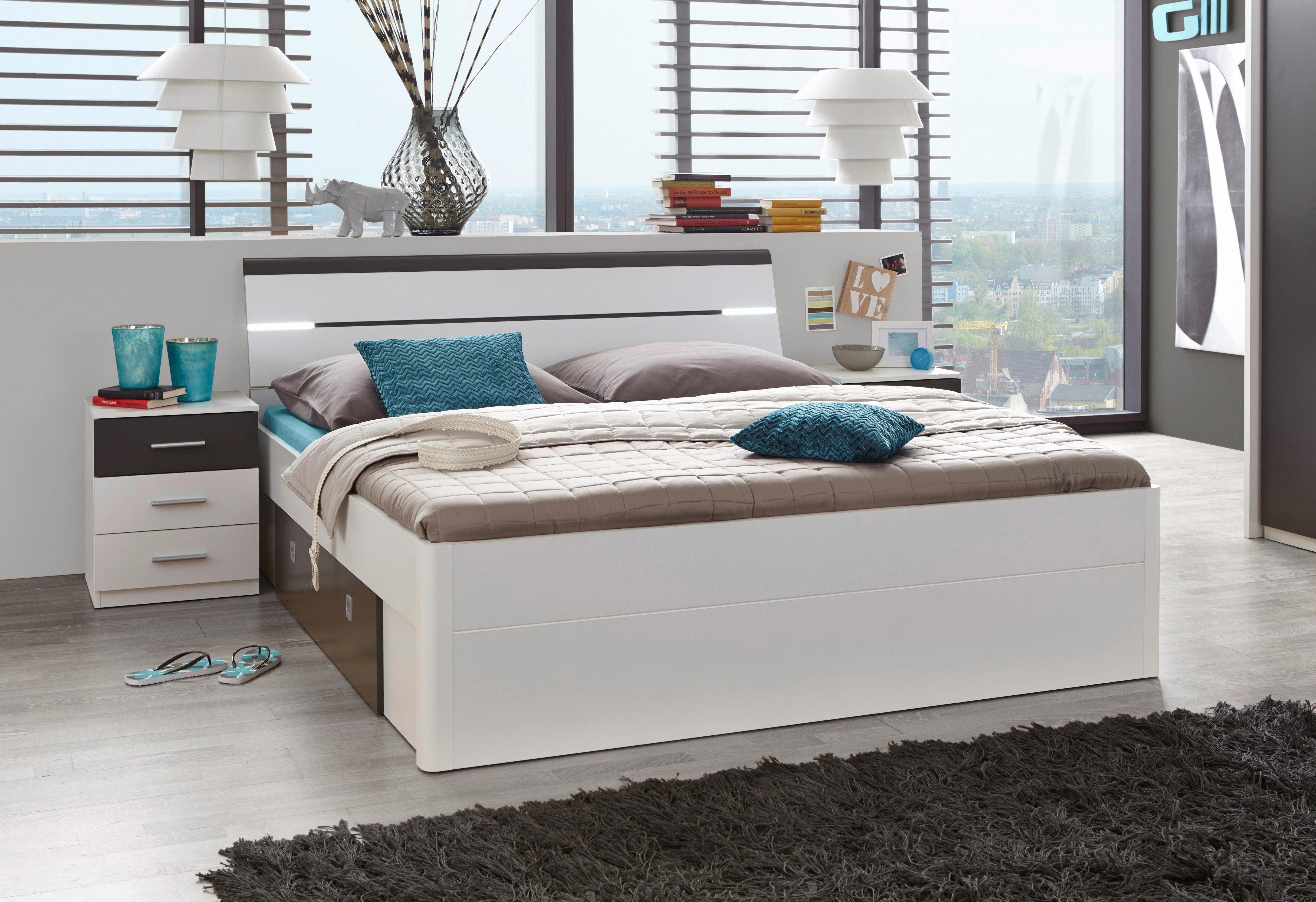 Schlafkontor Bed incl. 2 nachtkastjes en 2 lades