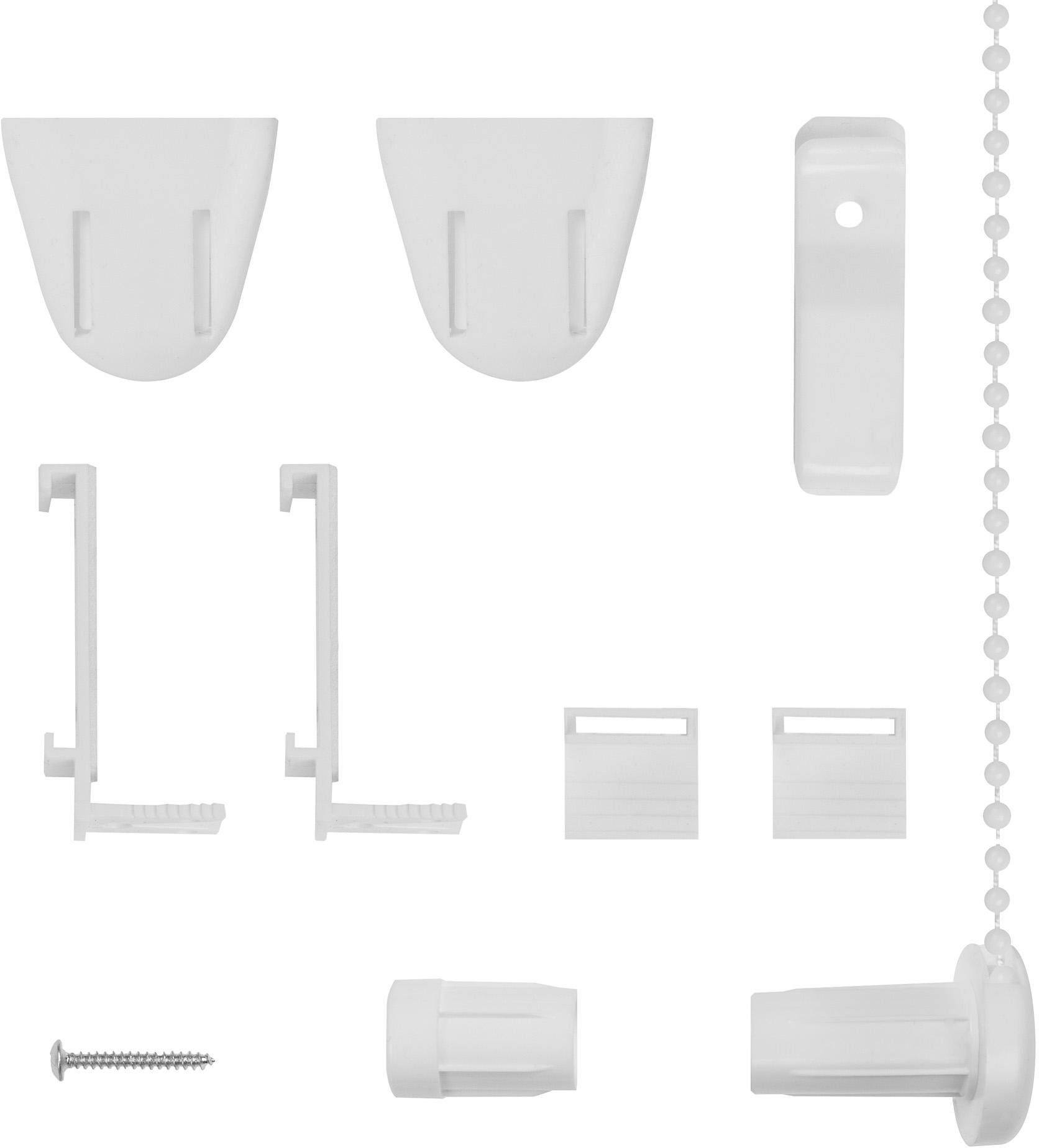 LICHTBLICK Montagemateriaalset voor rolgordijn die beschermt tegen inkijk voor klemmfix-rolgordijn rkv (set)