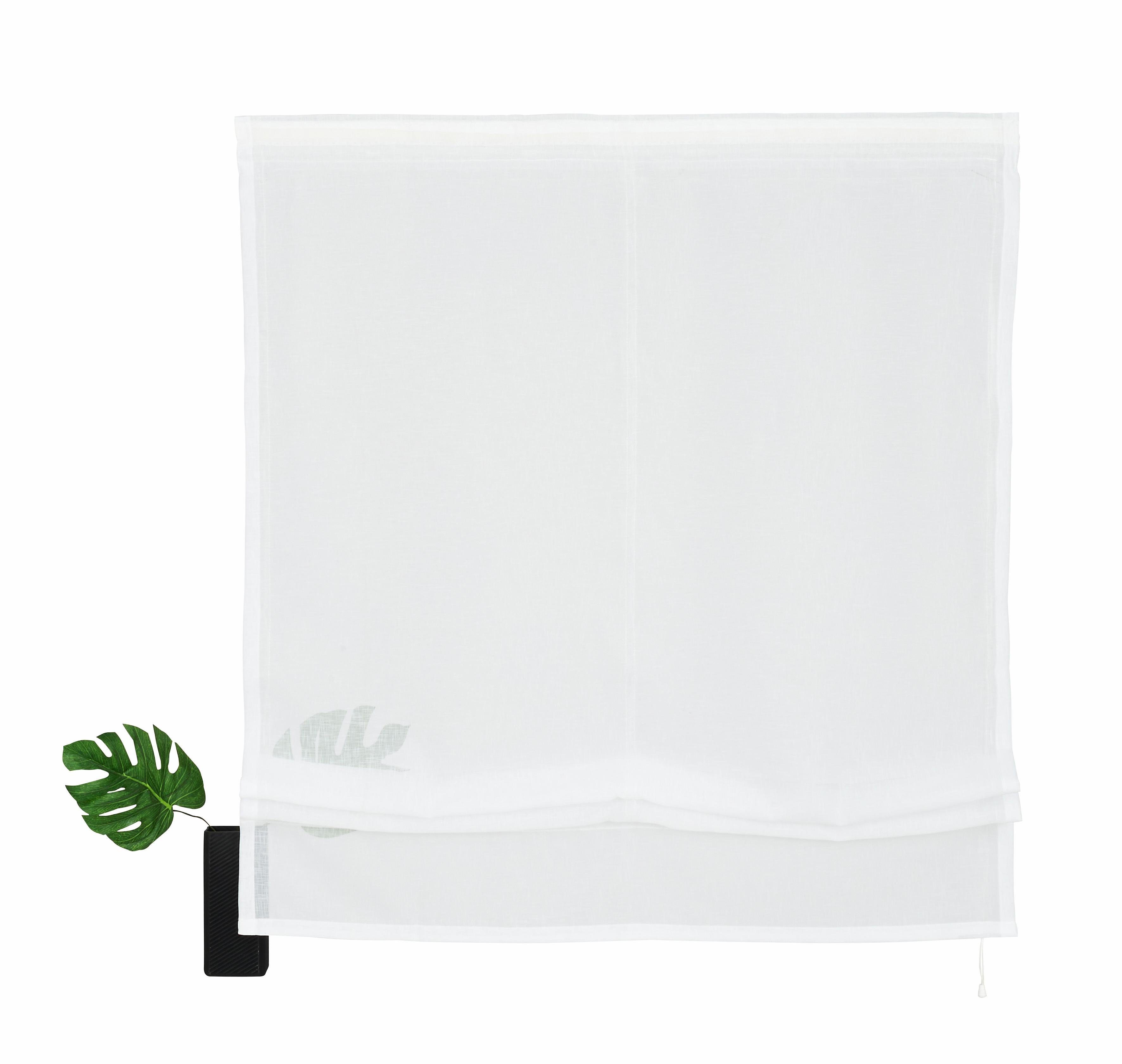 my home Romeins rolgordijn Regina Transparant, voile, polyester (1 stuk)