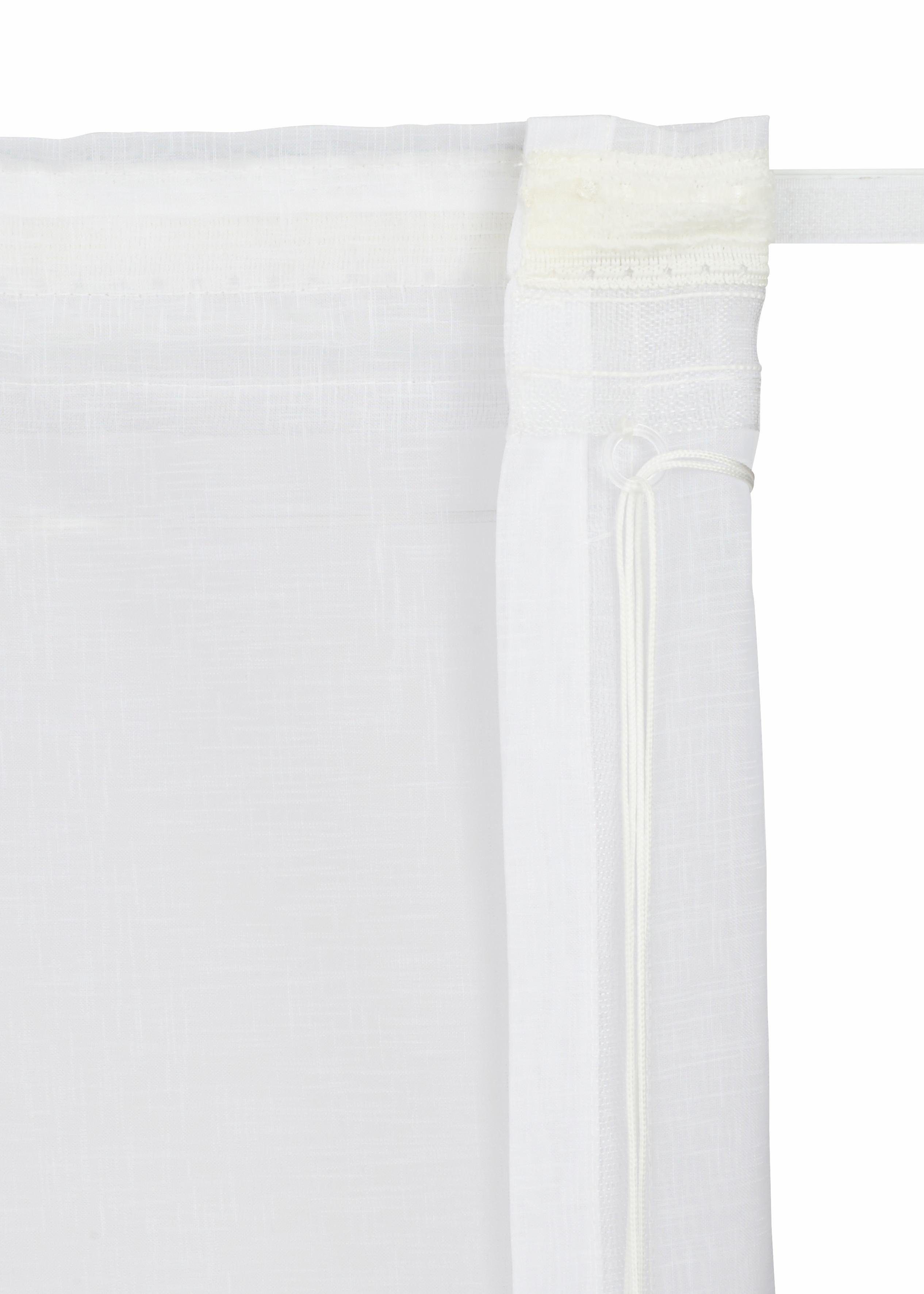 my home Romeins rolgordijn Regina Transparant, voile, polyester (1 stuk)