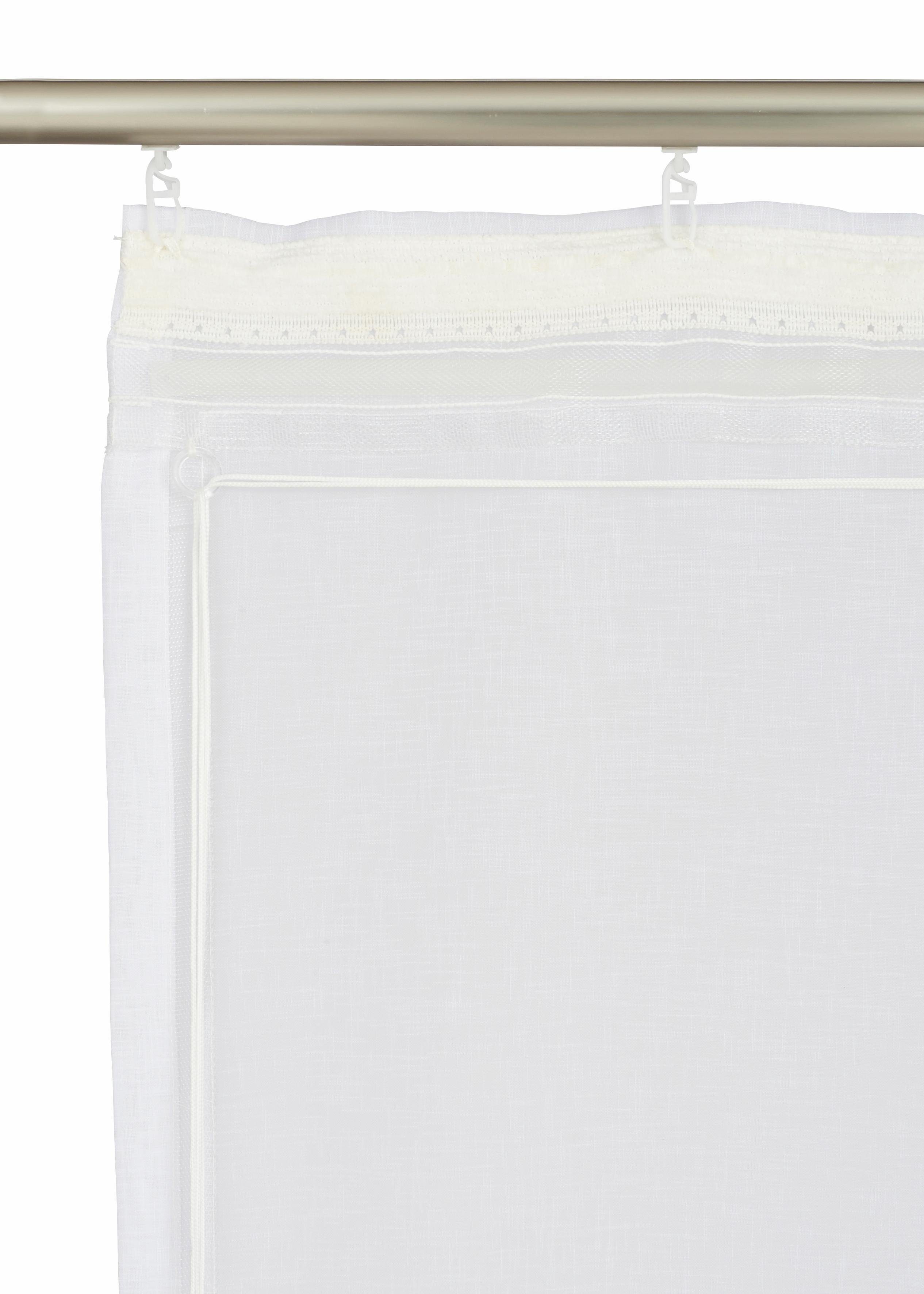 my home Romeins rolgordijn Regina Transparant, voile, polyester (1 stuk)