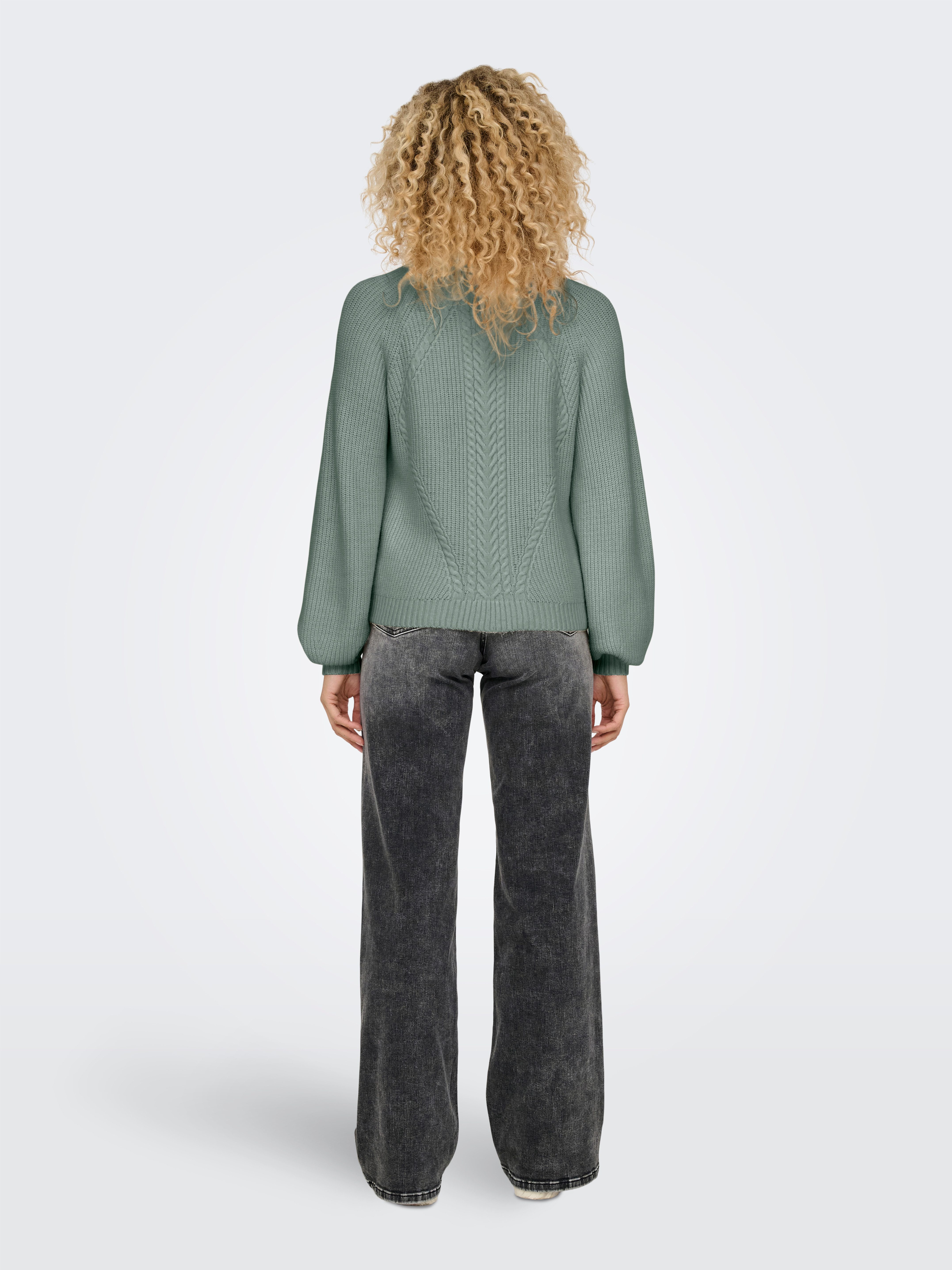 Only Trui met staande kraag ONLKATIA LS DETAIL HIGHNECK CC KNT