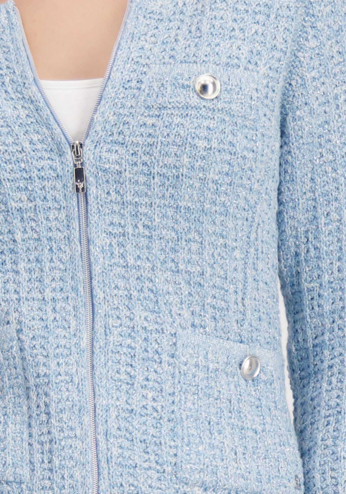 Monari Vest met decoratieve knopen