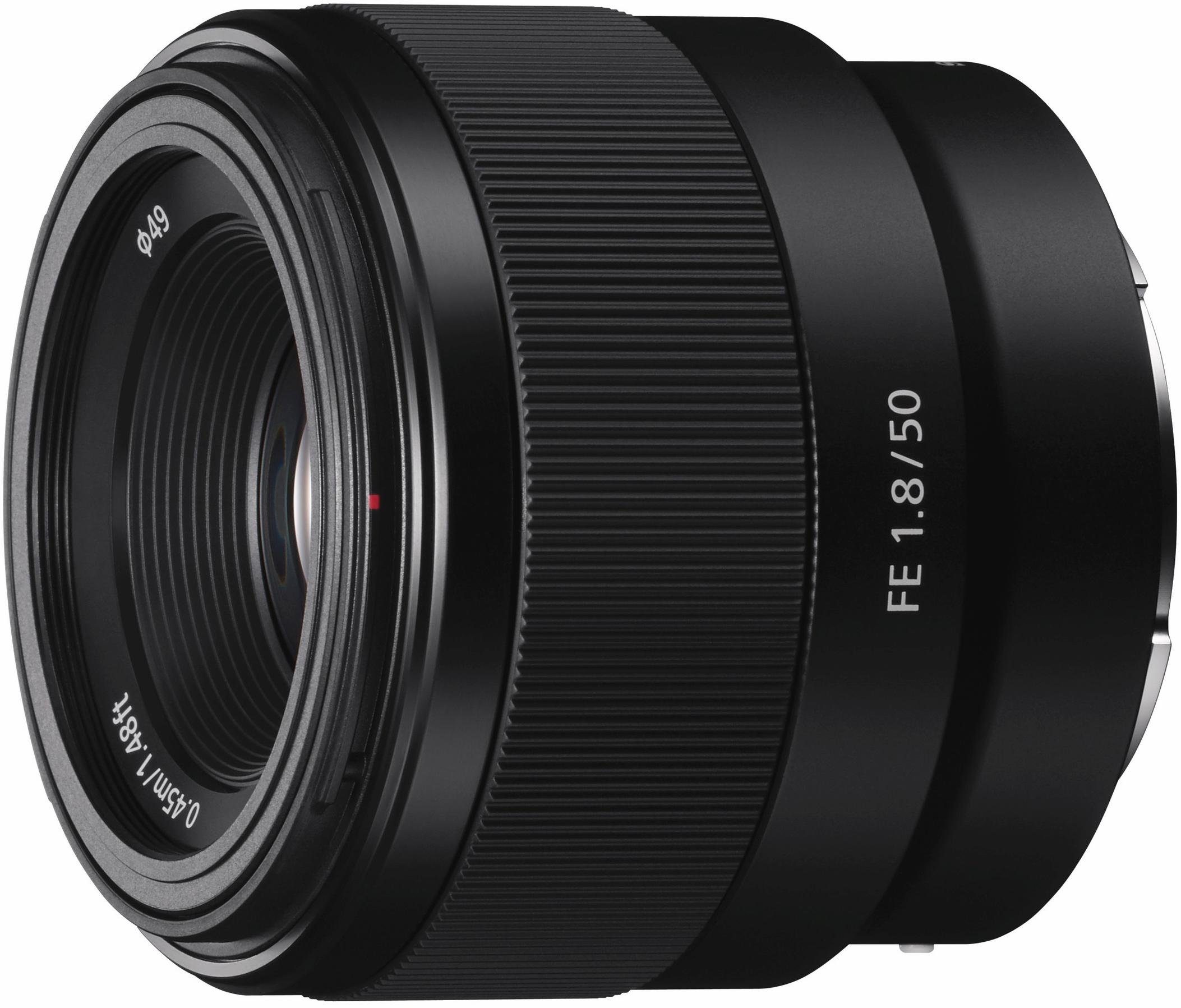 Sony Objectief SEL-50F18F E-Mount Vollformat FE 50 mm F1.8 volledige formaat E-Mount...