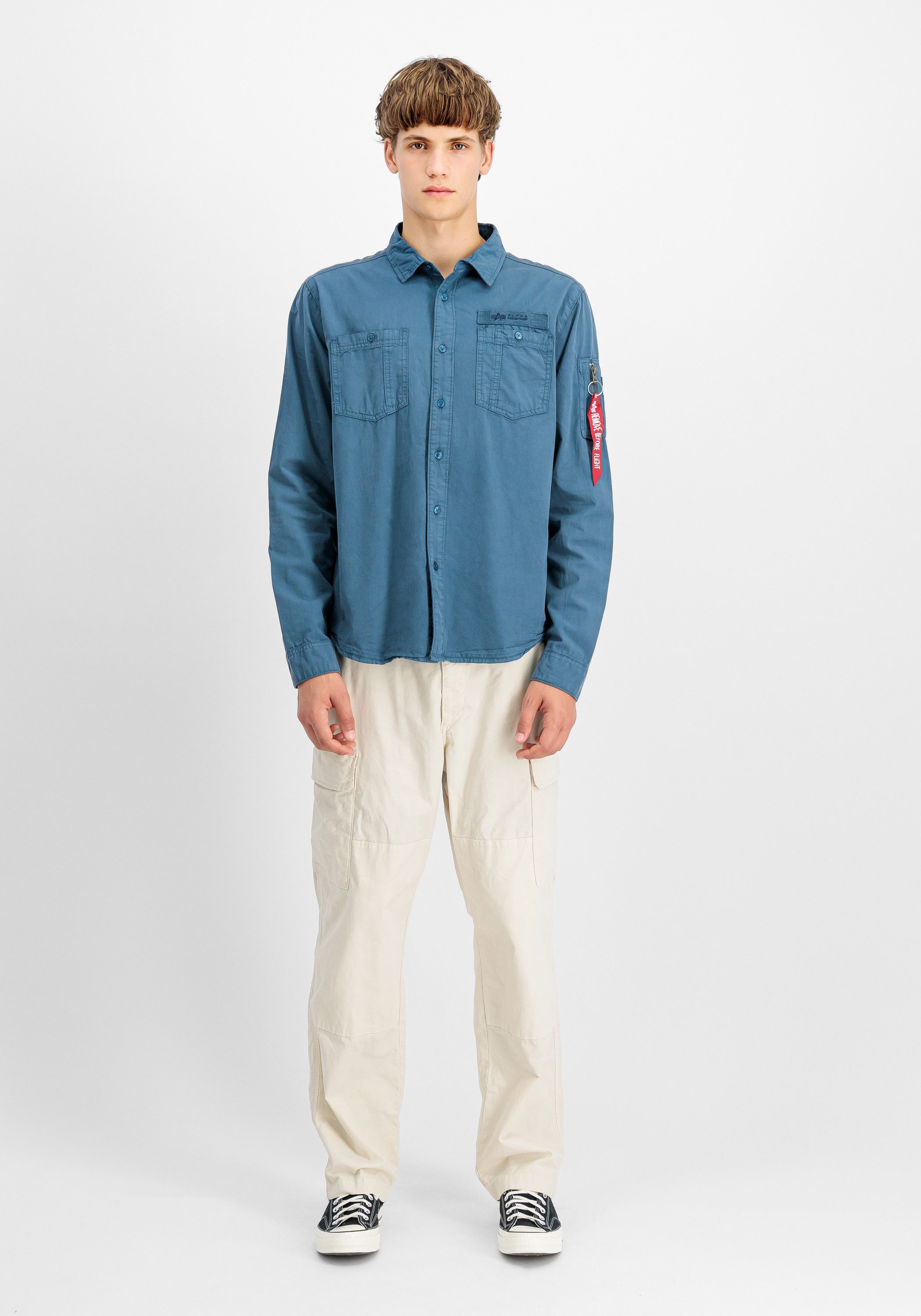 Alpha Industries Oversized shirt Alpha Industries Men - Shirts Air Force EMB Shirt