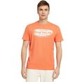 tom tailor t-shirt met logoprint oranje