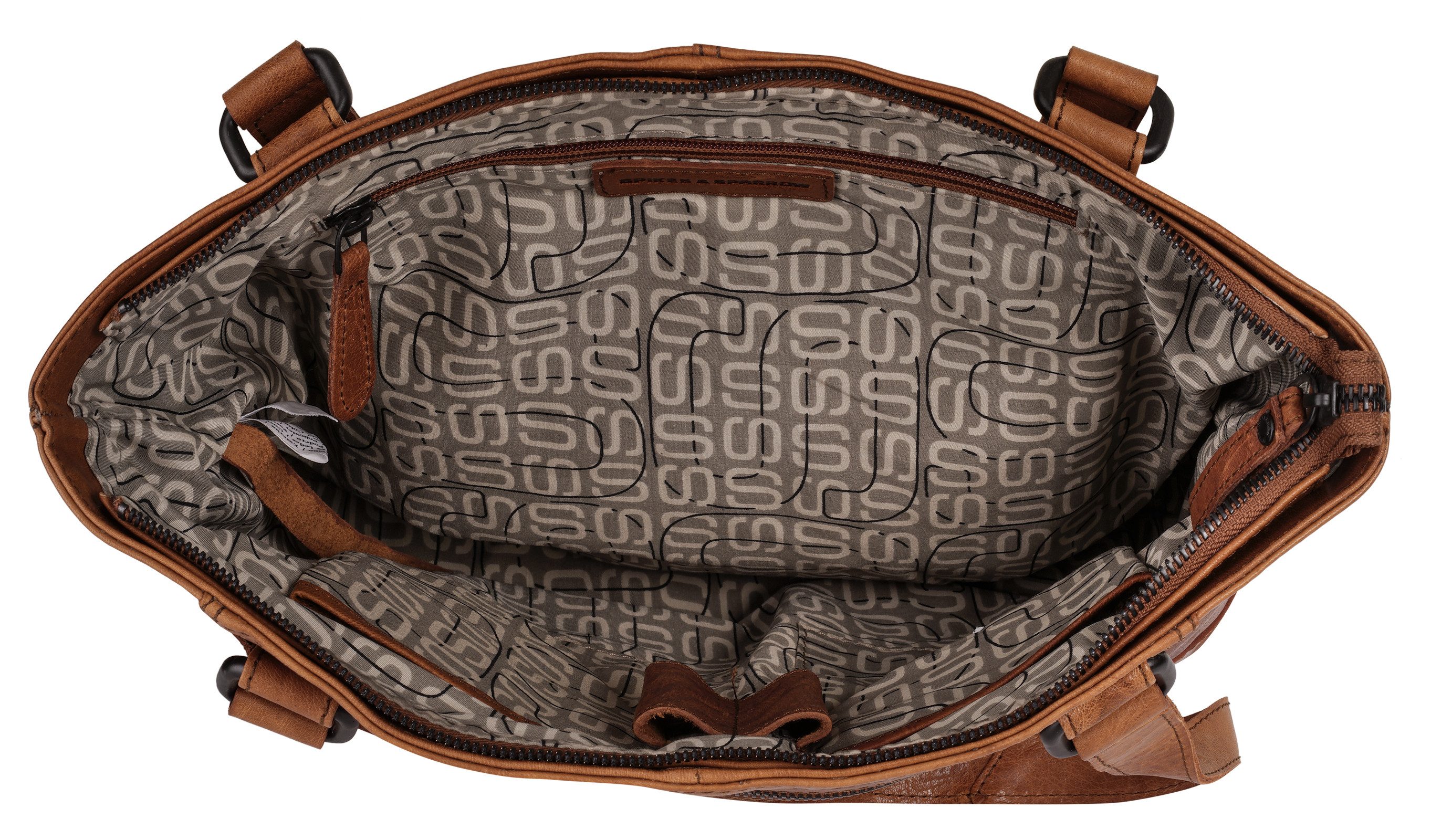 Spikes & Sparrow Shopper echt leder