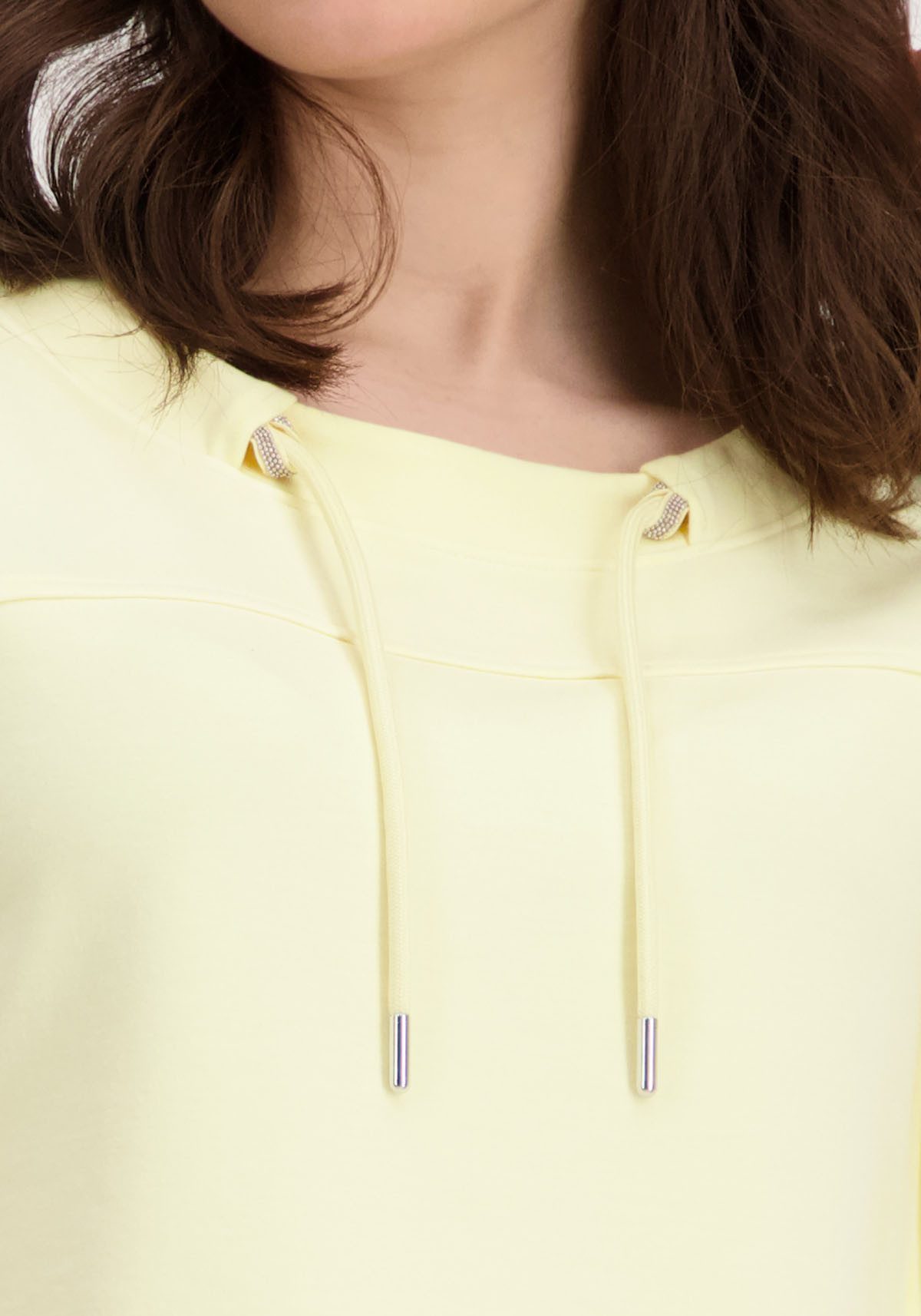 Monari Sweatshirt met koorddoorvoer