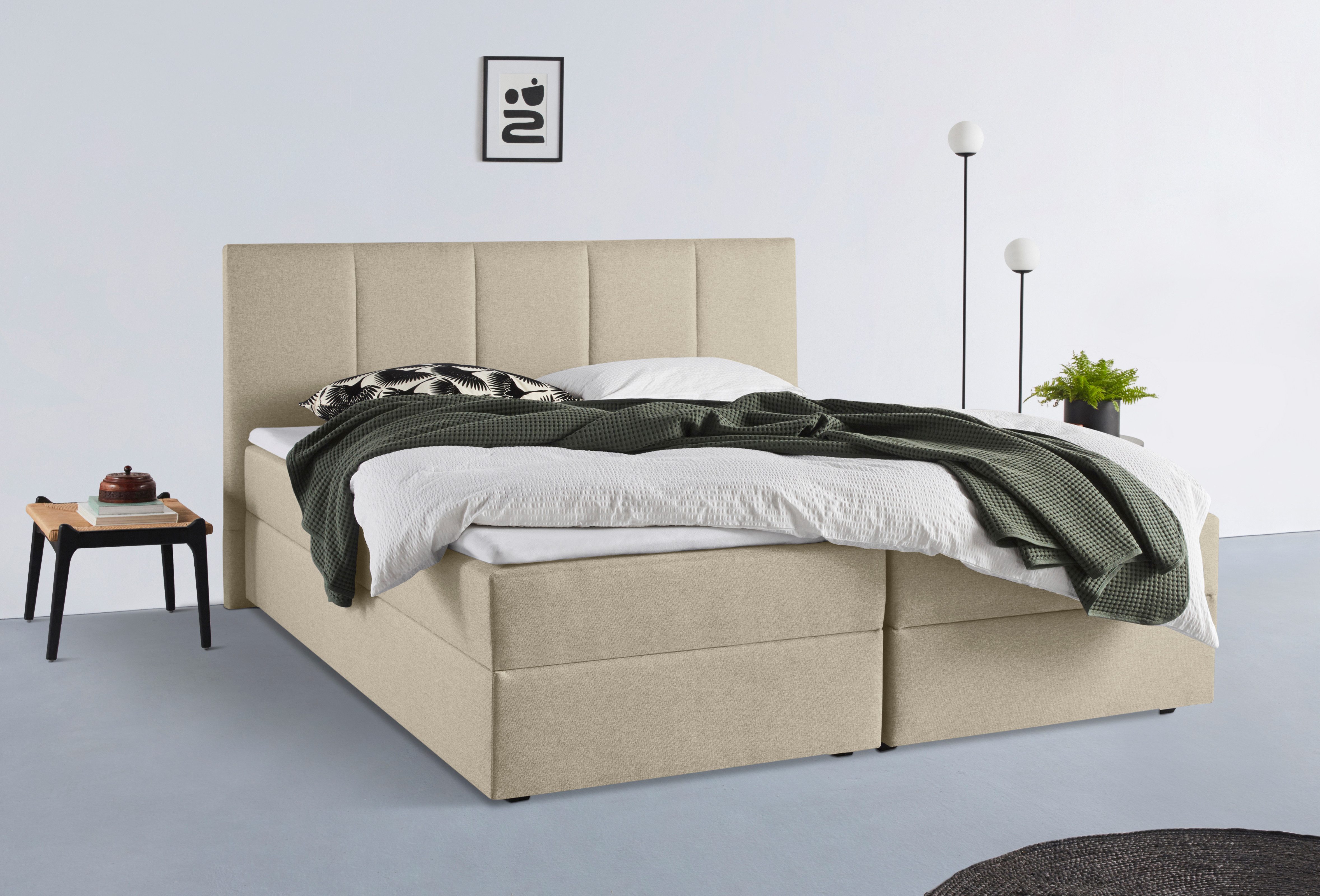 INOSIGN Boxspring Fidan optioneel met bedbox, verkrijgbaar in h2, h3 & h4