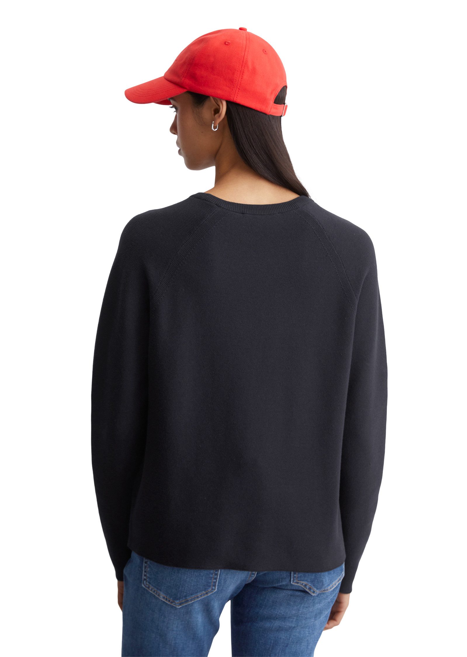 Marc O'Polo DENIM Trui met ronde hals met een fijne structuur
