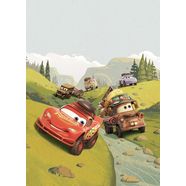 komar fotobehang cars camping bxh: 200x280 cm multicolor
