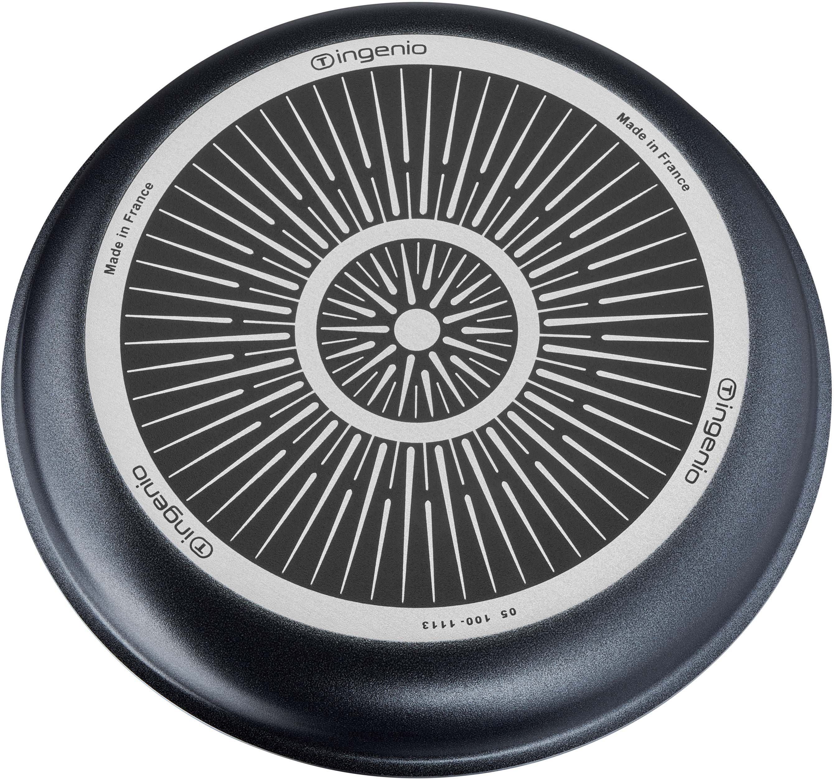 Tefal Pannenset Ingenio XL Force Anti-aanbak, afneembare handgreep, thermo-signaal, voor alle kookplaten behalve inductie (set, 3-delig)