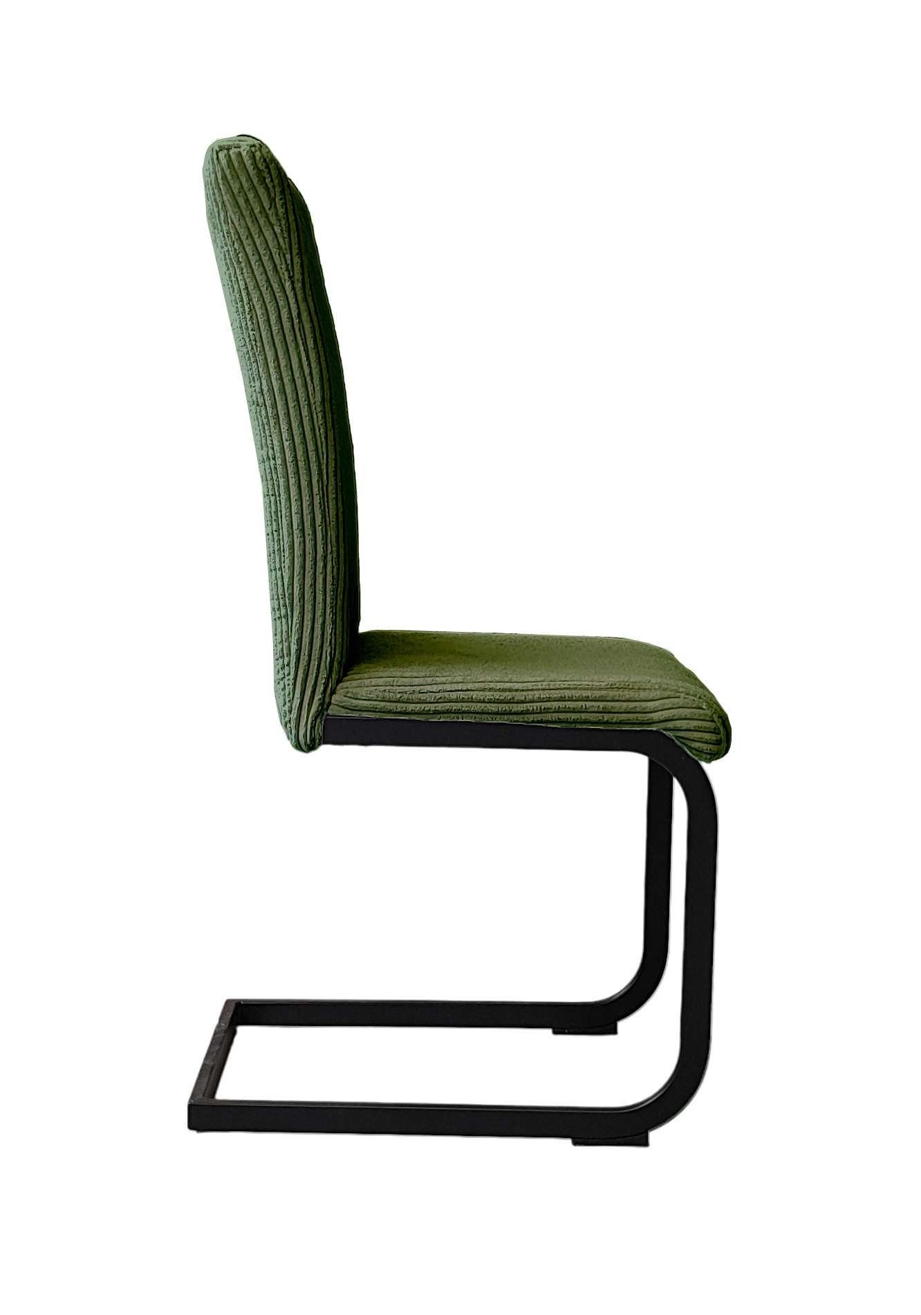 Home affaire Eethoek Oliver Hoekbank met golfvering in de zitting, tafel massief eiken (set, 4-delig)