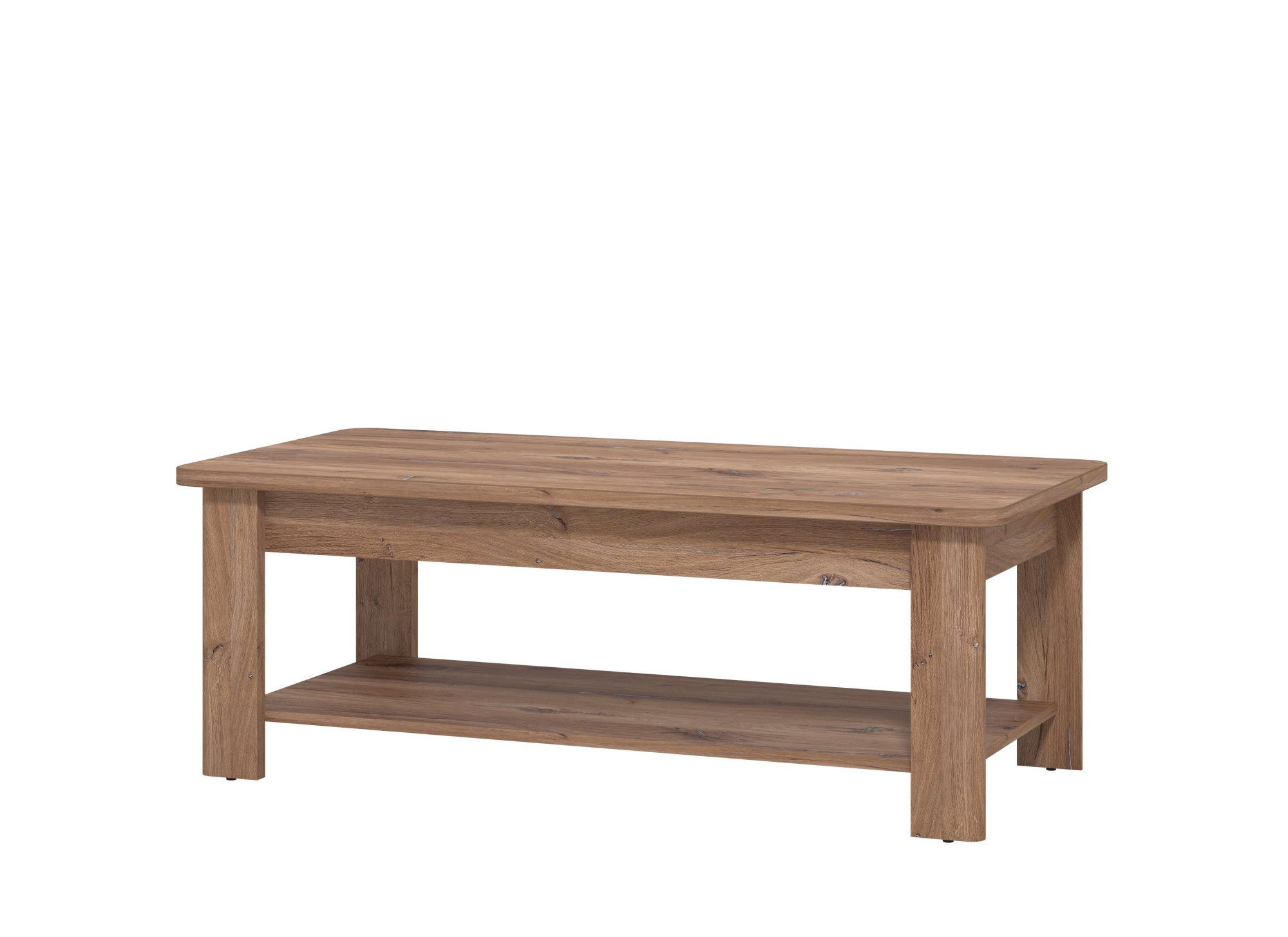 Home affaire Salontafel Jersey salontafel, 124 cm, in trendy kleuren, modern Elegante salontafel, tijdloos ontwerp, met een onderplank