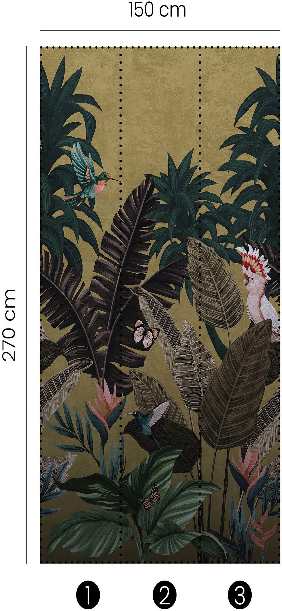 Fashion for walls Fotobehang Tropical Twilight