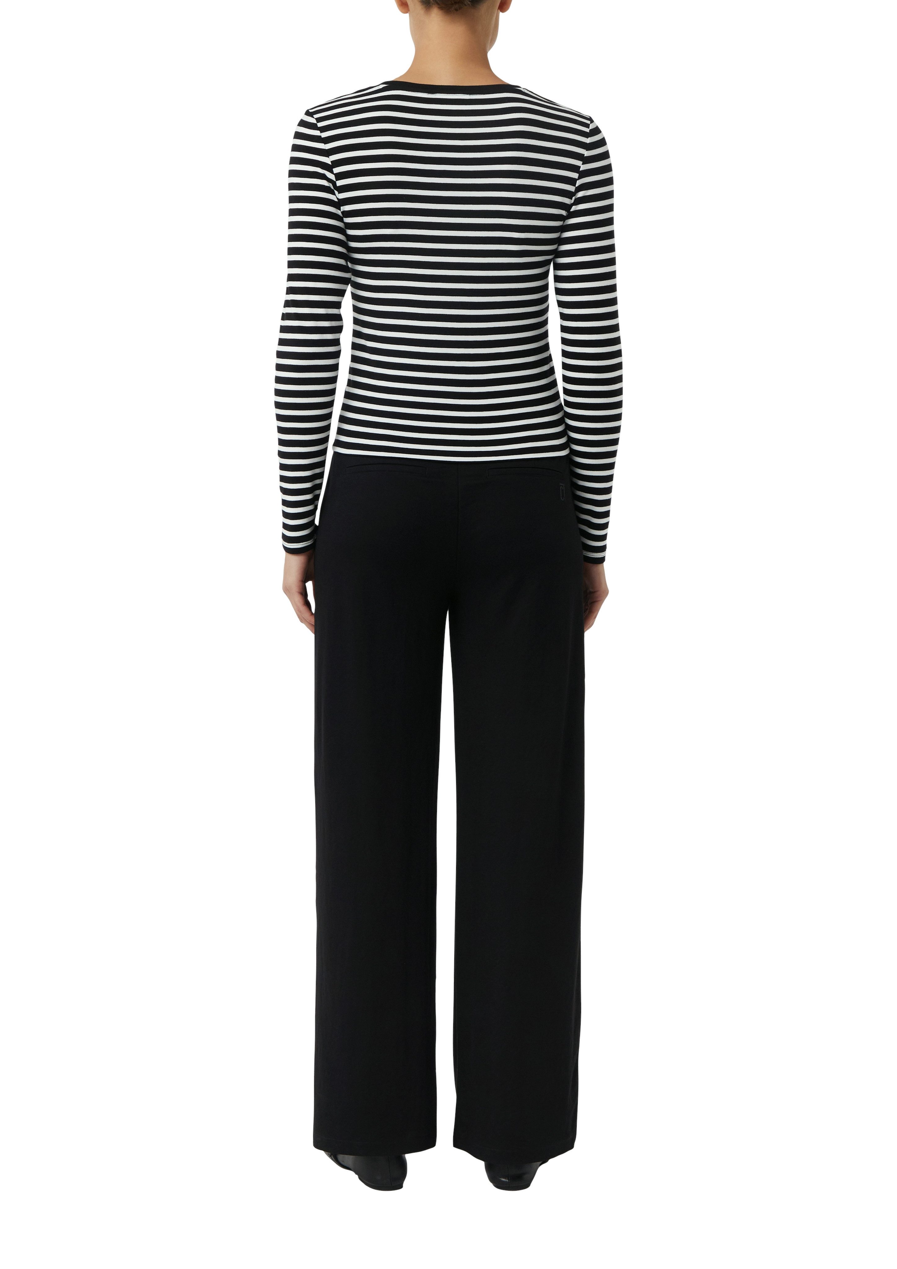 comma casual identity Shirt met lange mouwen