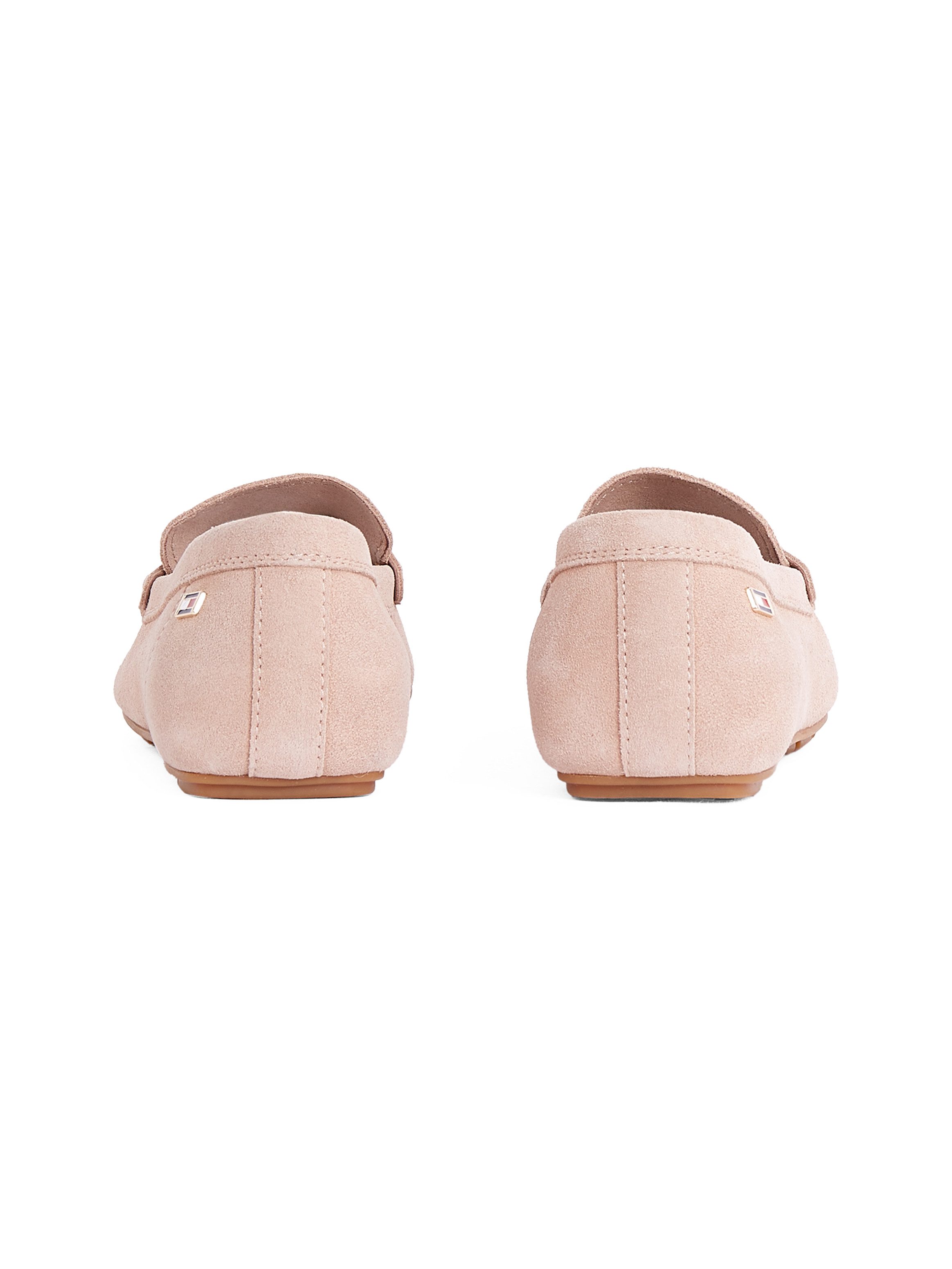 Tommy Hilfiger Instappers FLAG SOFT SUEDE DRIVER LOAFER , instapschoen, comfortabele schoen, moccasin, flats met modieuze decoratieve sluiting