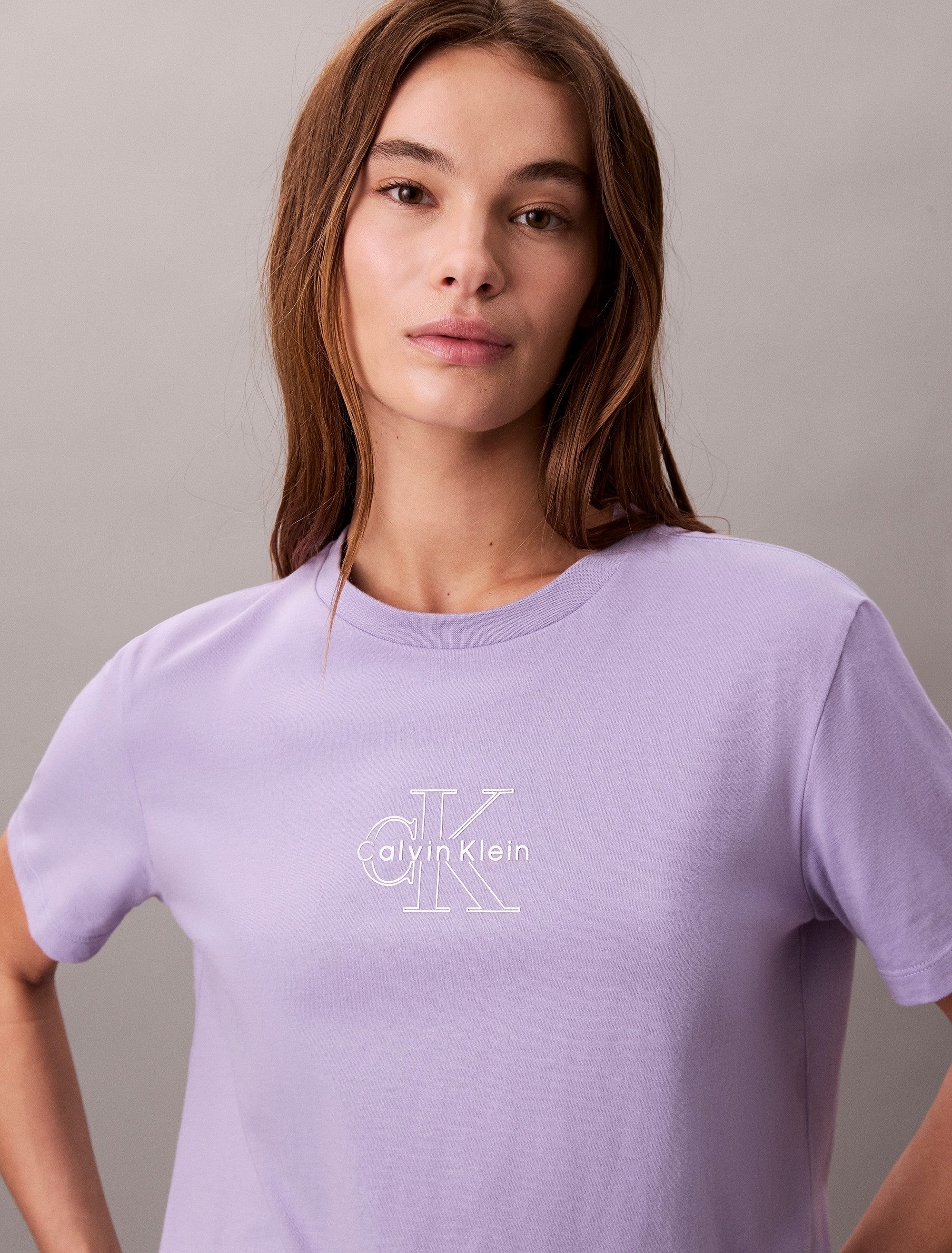 Calvin Klein T-shirt SS CLASSIC FOIL MONOLOGO TEE
