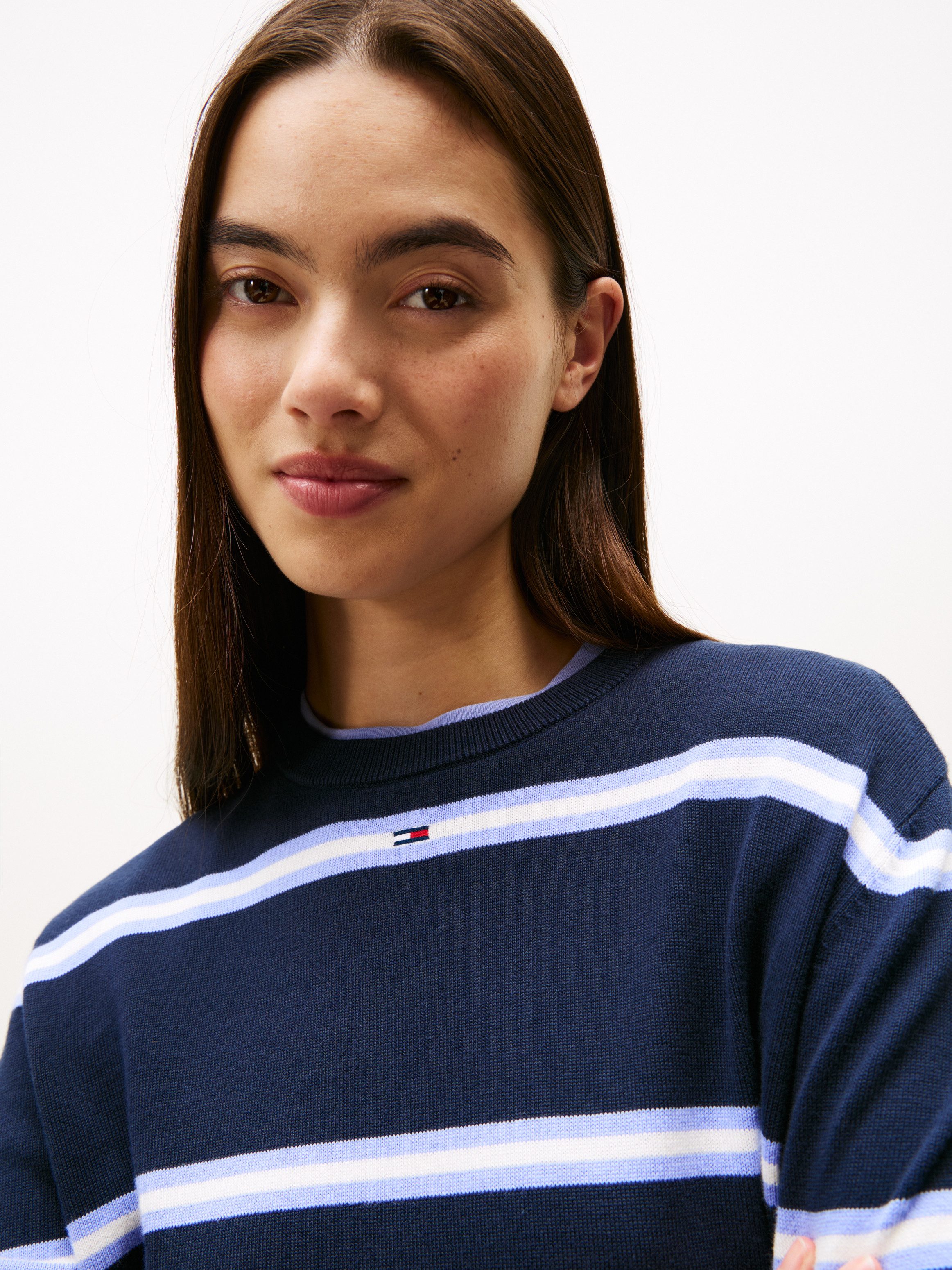 TOMMY JEANS Gebreide trui TJW ESSENTIAL CREW SWEATER EXT