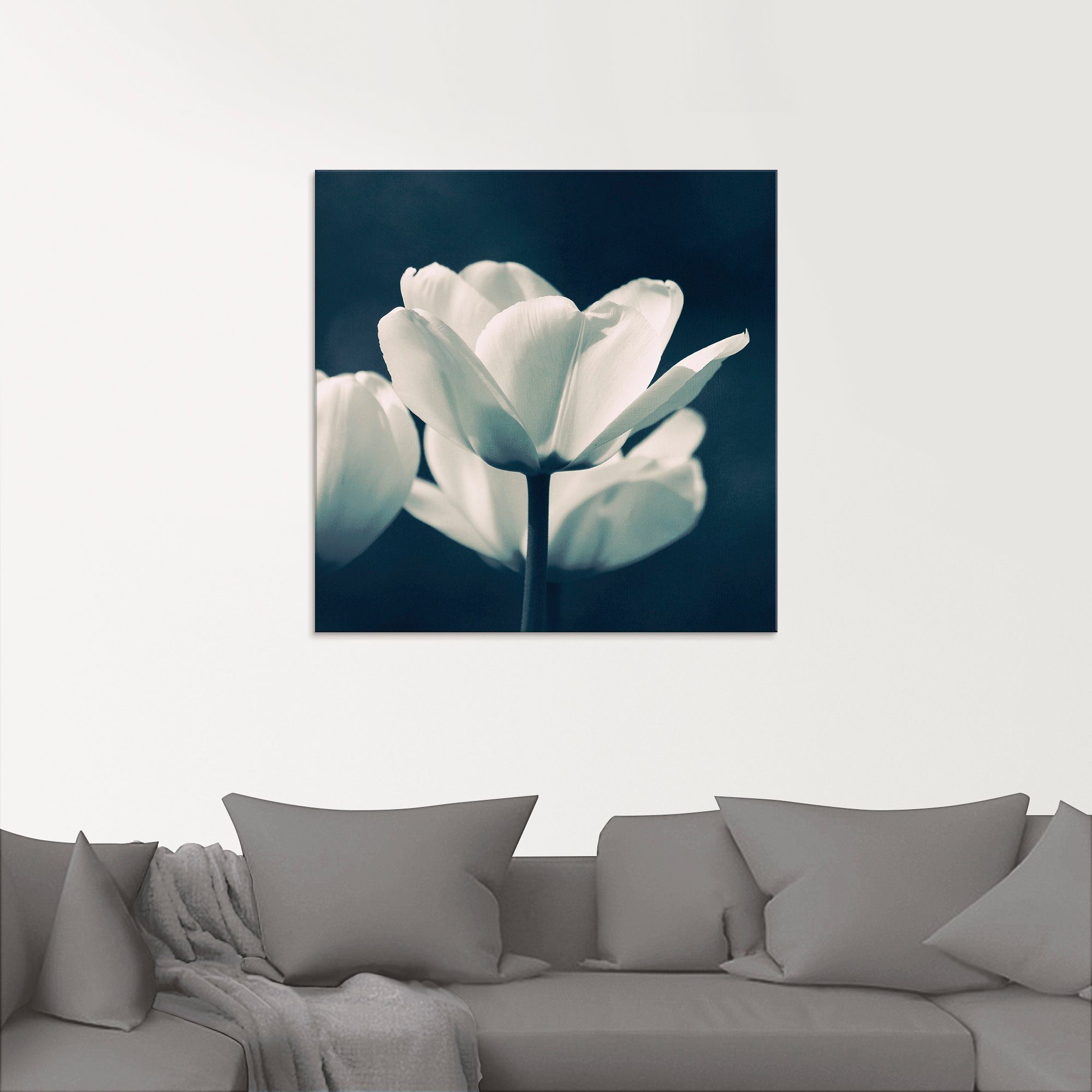 Artland Print op glas Blue velvet in verschillende maten