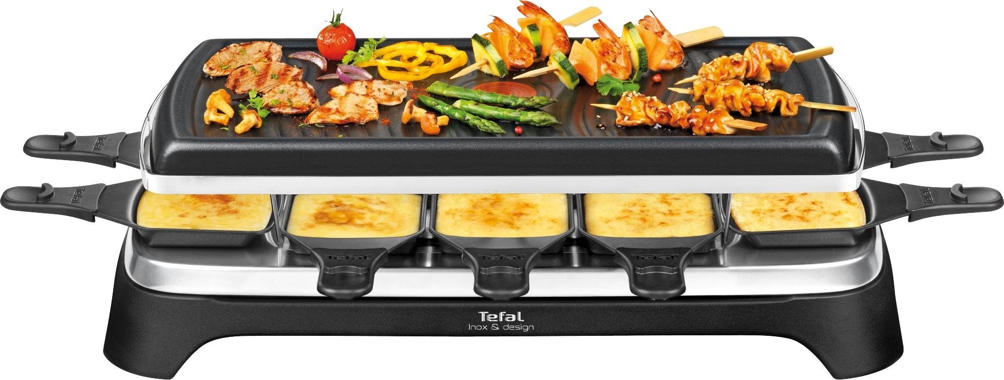 Tefal Raclette RE4588 Ambiance voor maximaal 10 personen, tafelgrill-functie, afneembare kabel